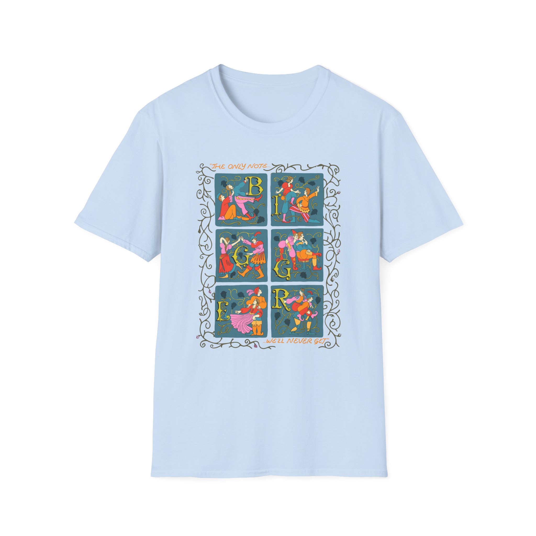 Drawfee Medieval Improvisation Unisex Softstyle T-Shirt