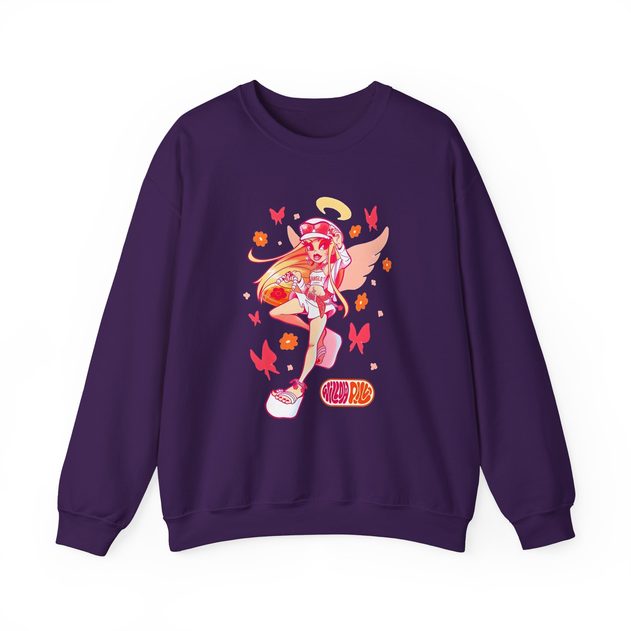 Willow Pill Angle Unisex Heavy Blendâ„¢ Crewneck Sweatshirt