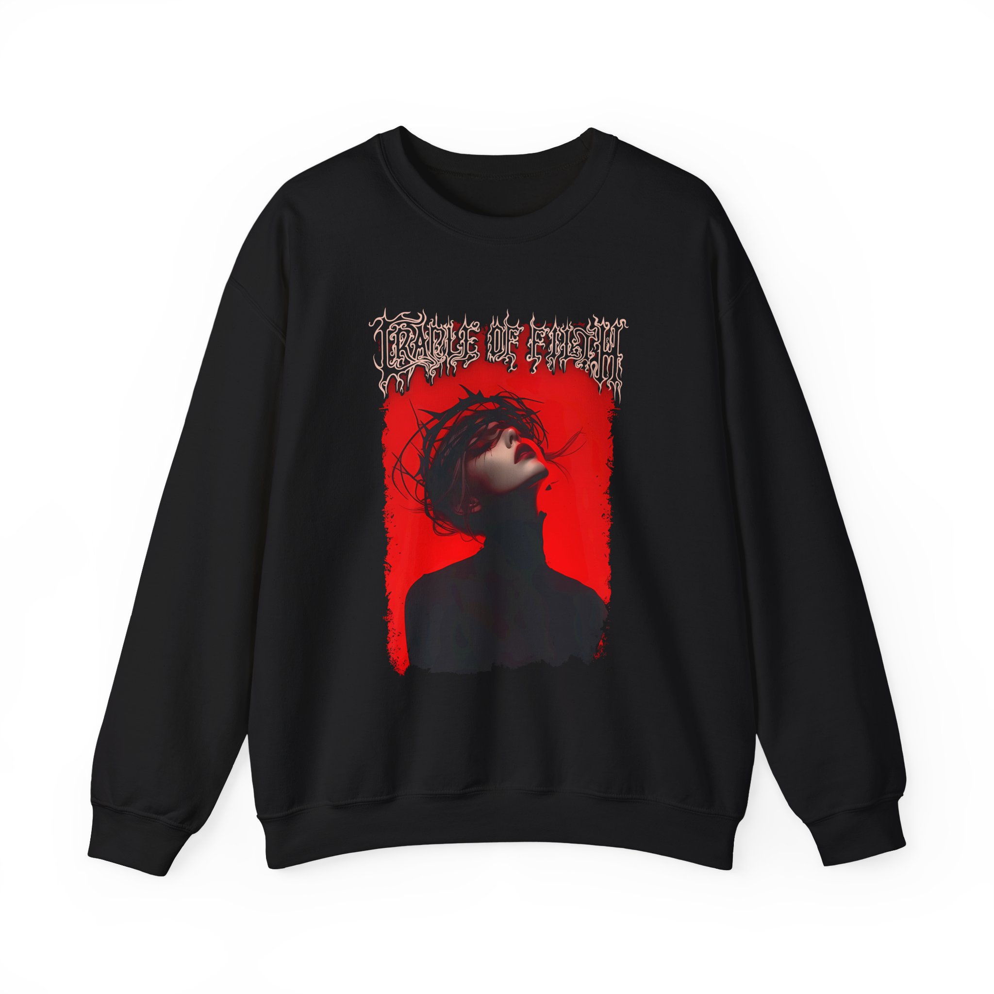 Cradle of Filth Bathe Me in Blood Unisex Heavy Blendâ„¢ Crewneck Sweatshirt