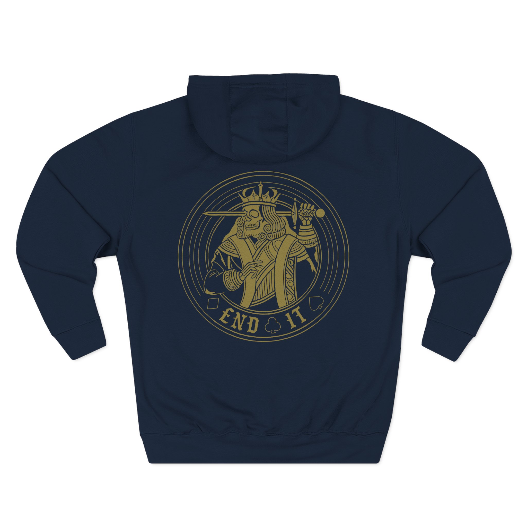 End It King Circle Three-Panel Fleece Hoodie