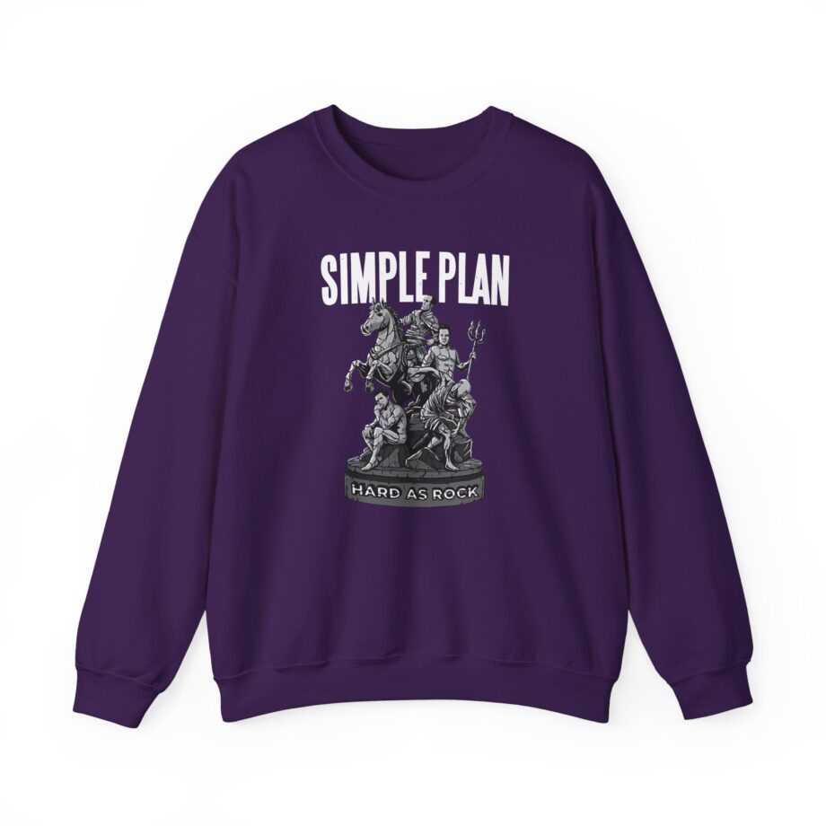 Simple Plan Hard as Rock Unisex Heavy Blend™ Crewneck Sweatshirt