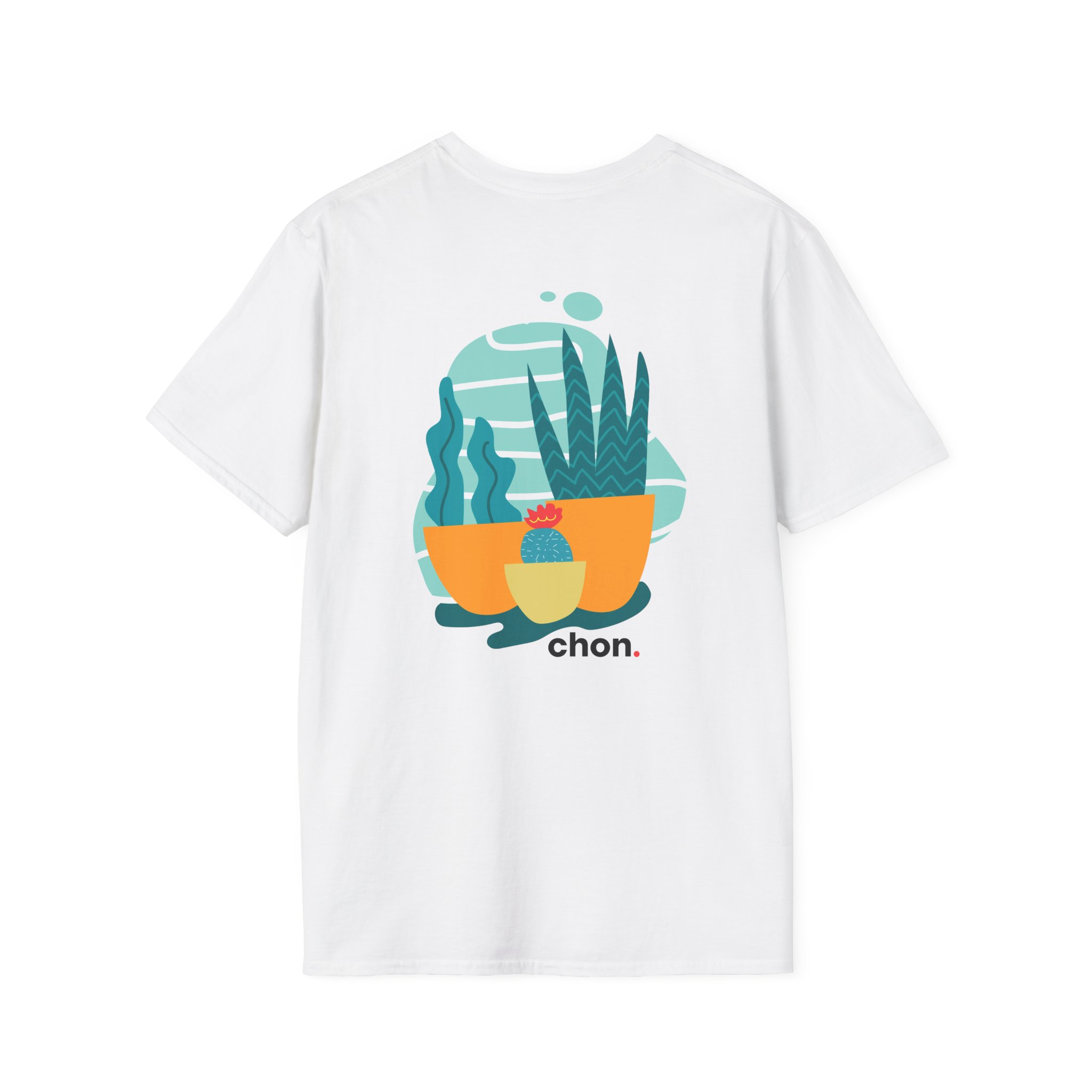 Chon Succulents Pigment Lemon Unisex Softstyle T-Shirt