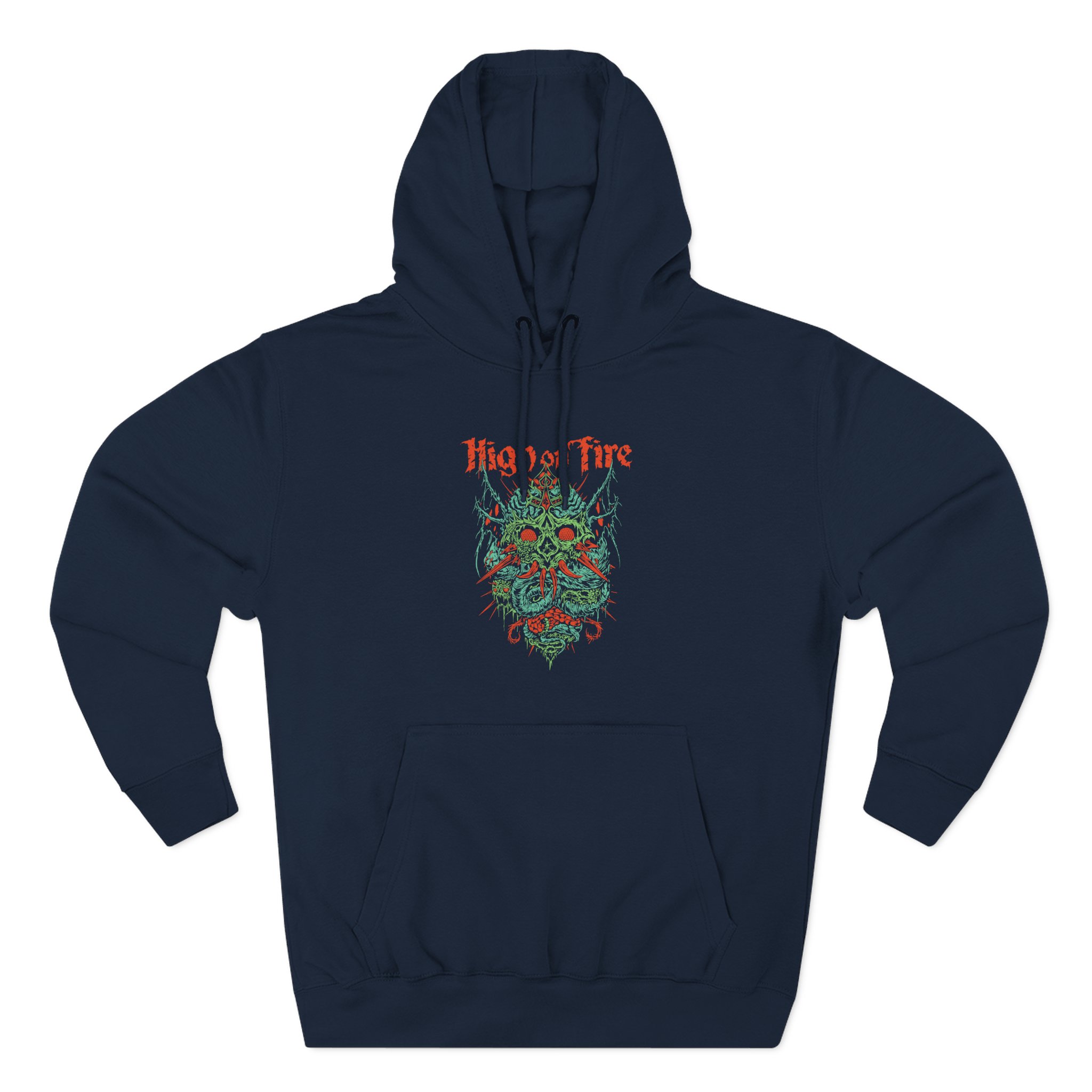 High on Fire Skinner Three-Panel Fleece Hoodie