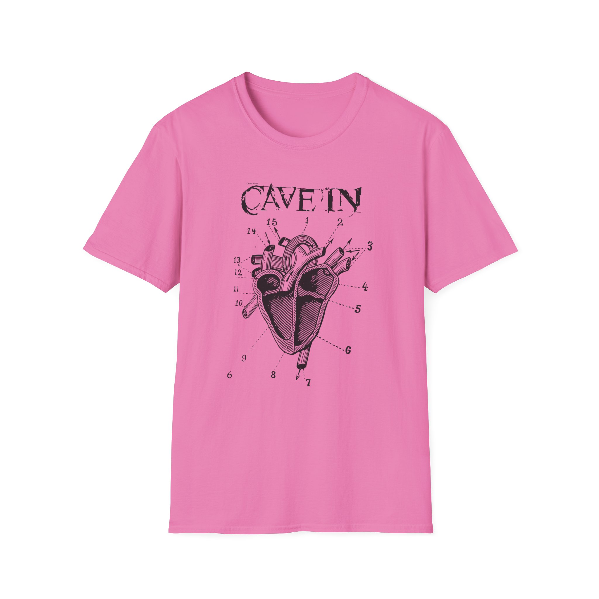 Cave in Classic Heart Unisex Softstyle T-Shirt