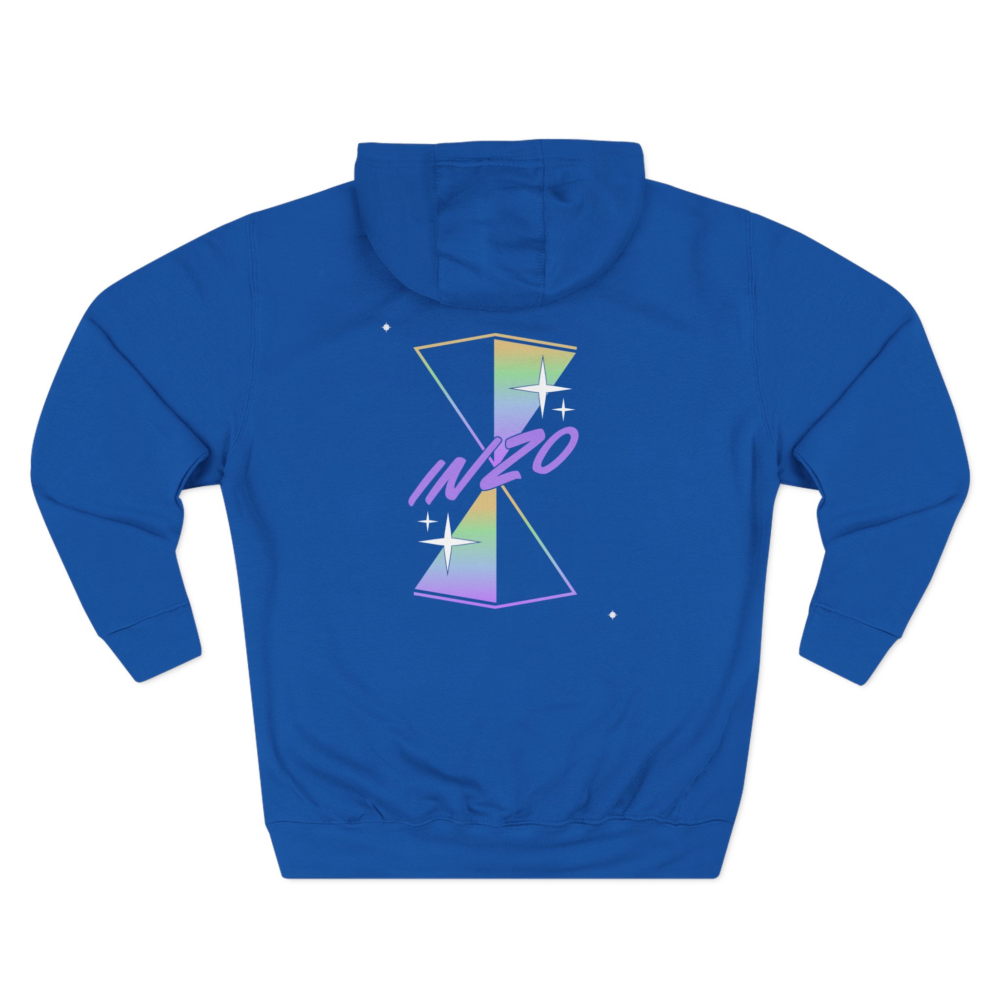 Inzo Three-Panel Fleece Hoodie