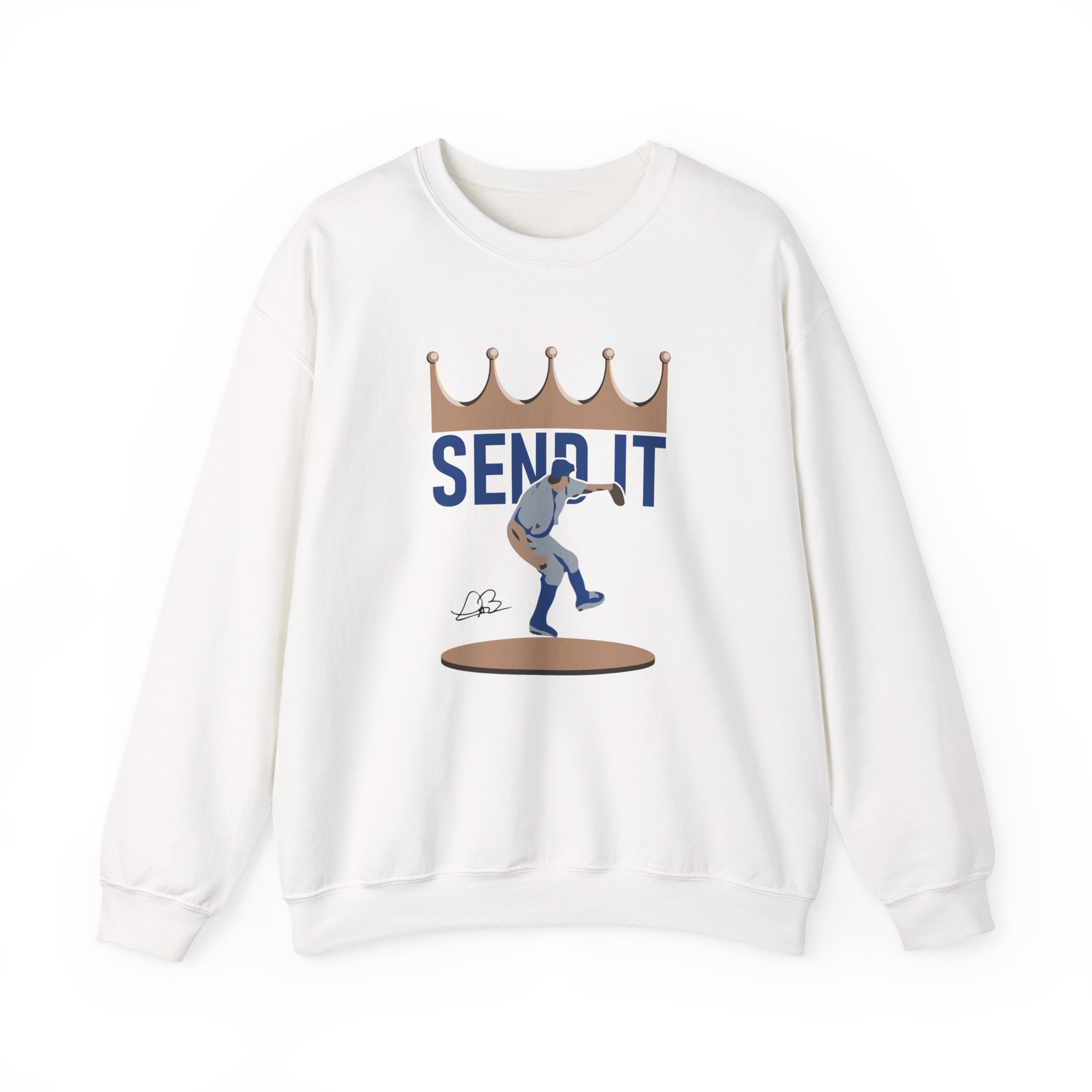 Trevor Bauer Send It Unisex Heavy Blendâ„¢ Crewneck Sweatshirt