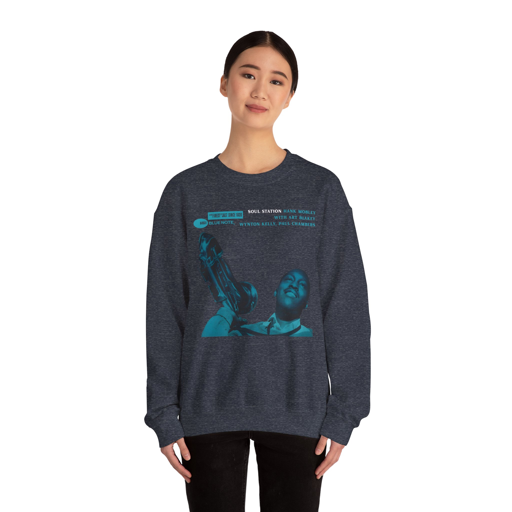 Blue Note Records Unisex Heavy Blendâ„¢ Crewneck Sweatshirt