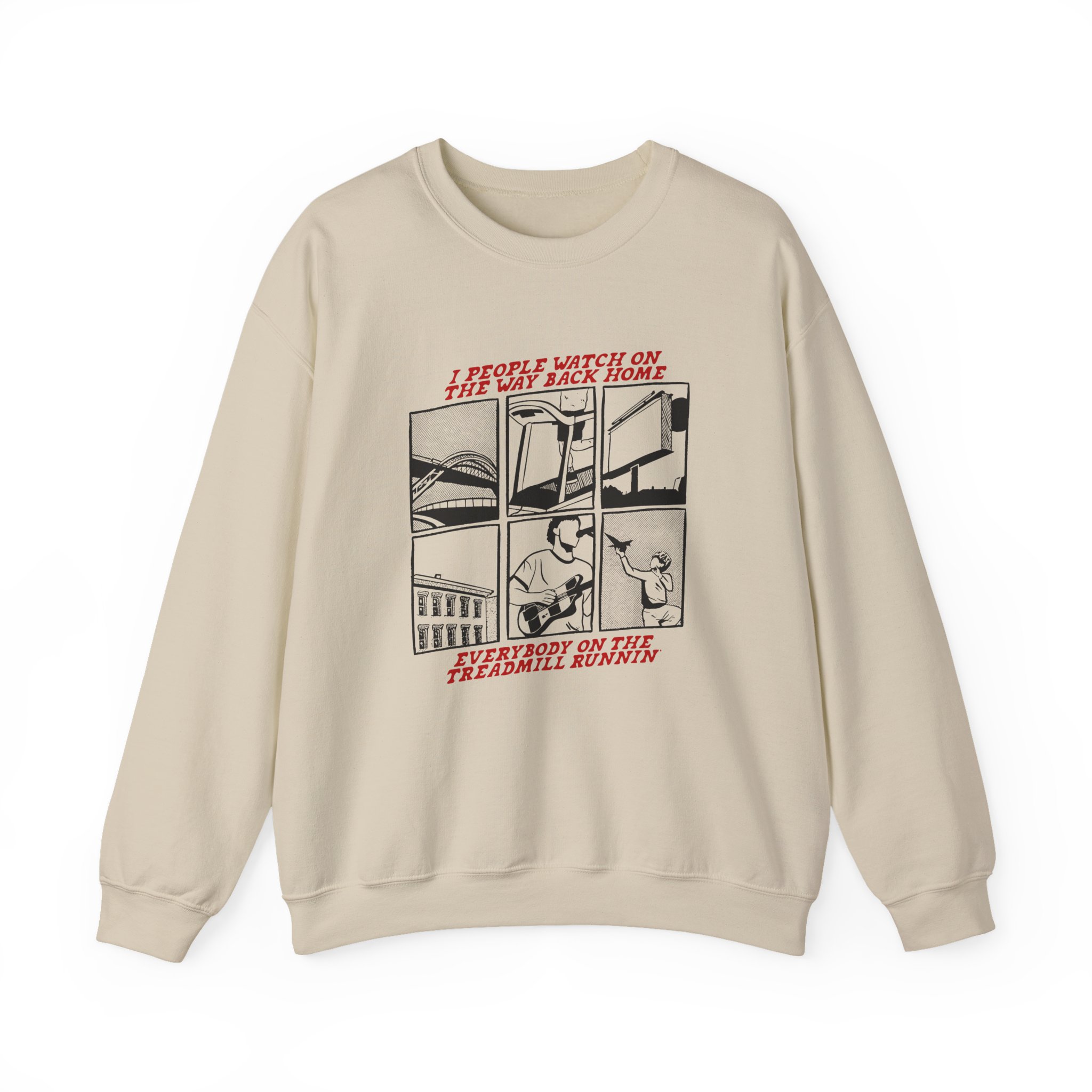 Sam Fender People Watching Unisex Heavy Blendâ„¢ Crewneck Sweatshirt