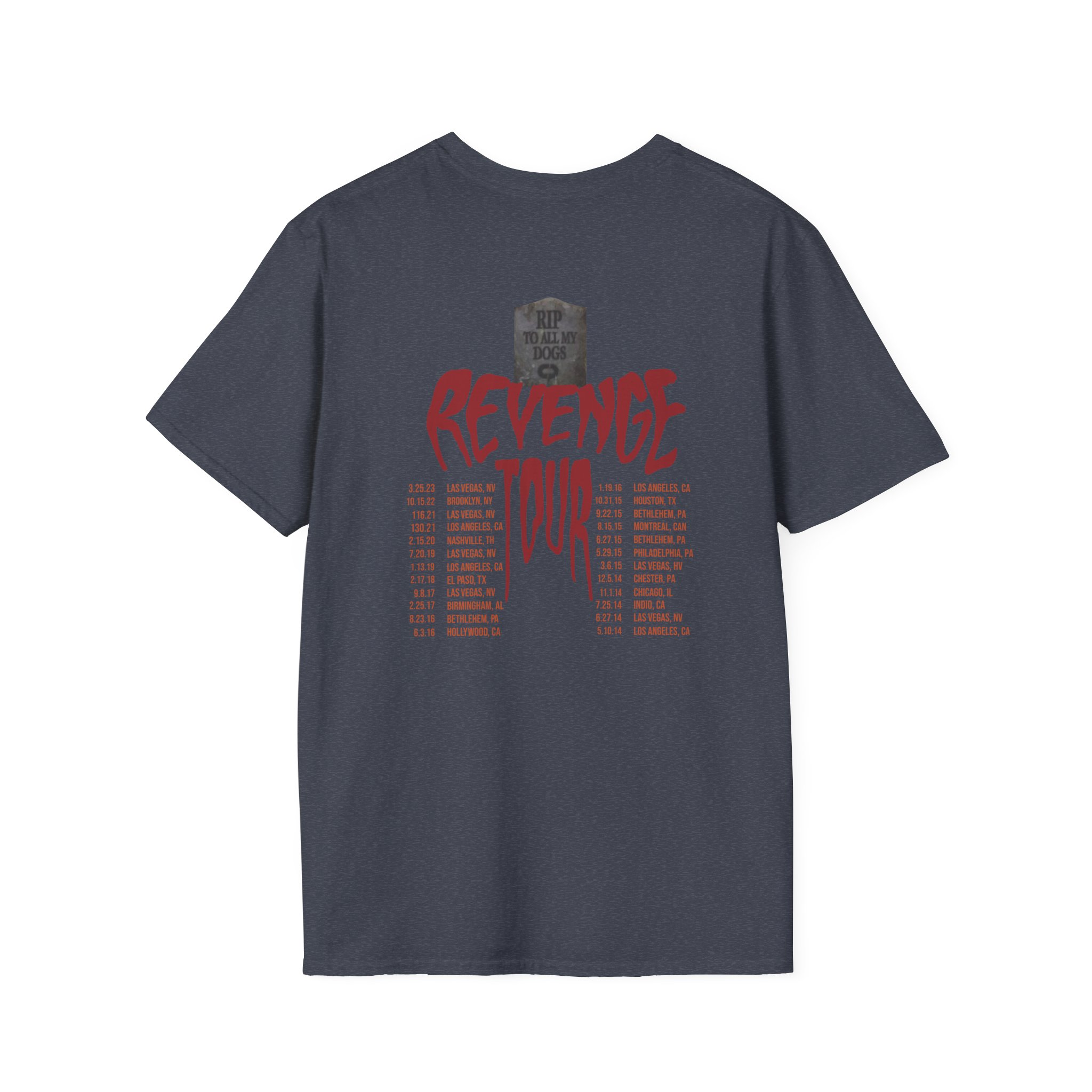 Caleb Plant 10 Year Anniversary Revenge Tour Unisex Softstyle T-Shirt