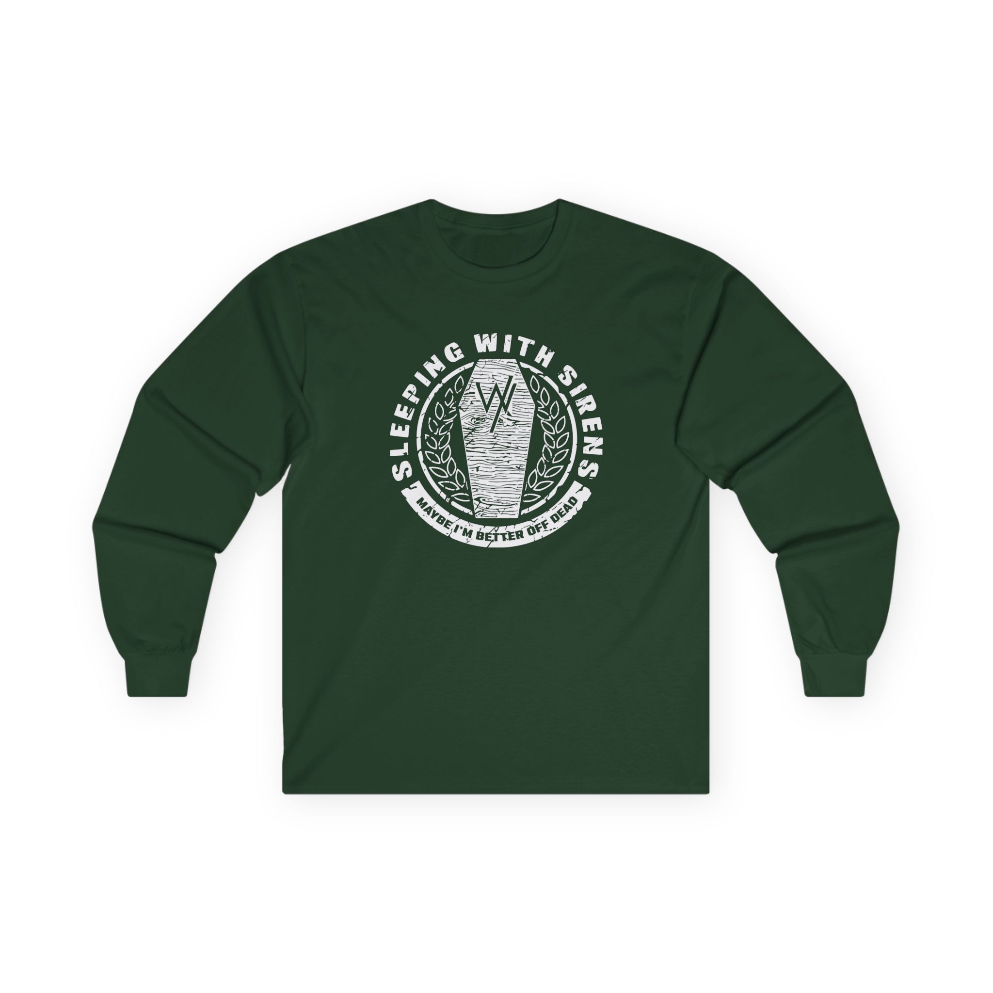 Sleeping With Sirens Coffin Unisex Ultra Cotton Long Sleeve Tee