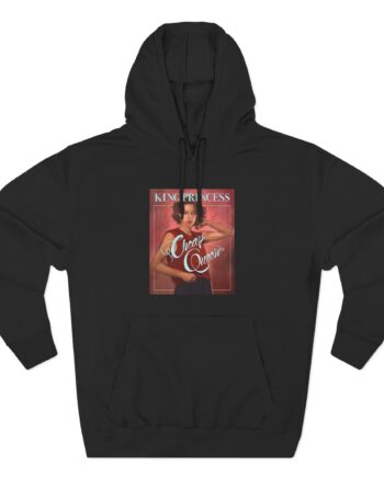 King Princess Cheap Queen Three-Panel Fleece Hoodie