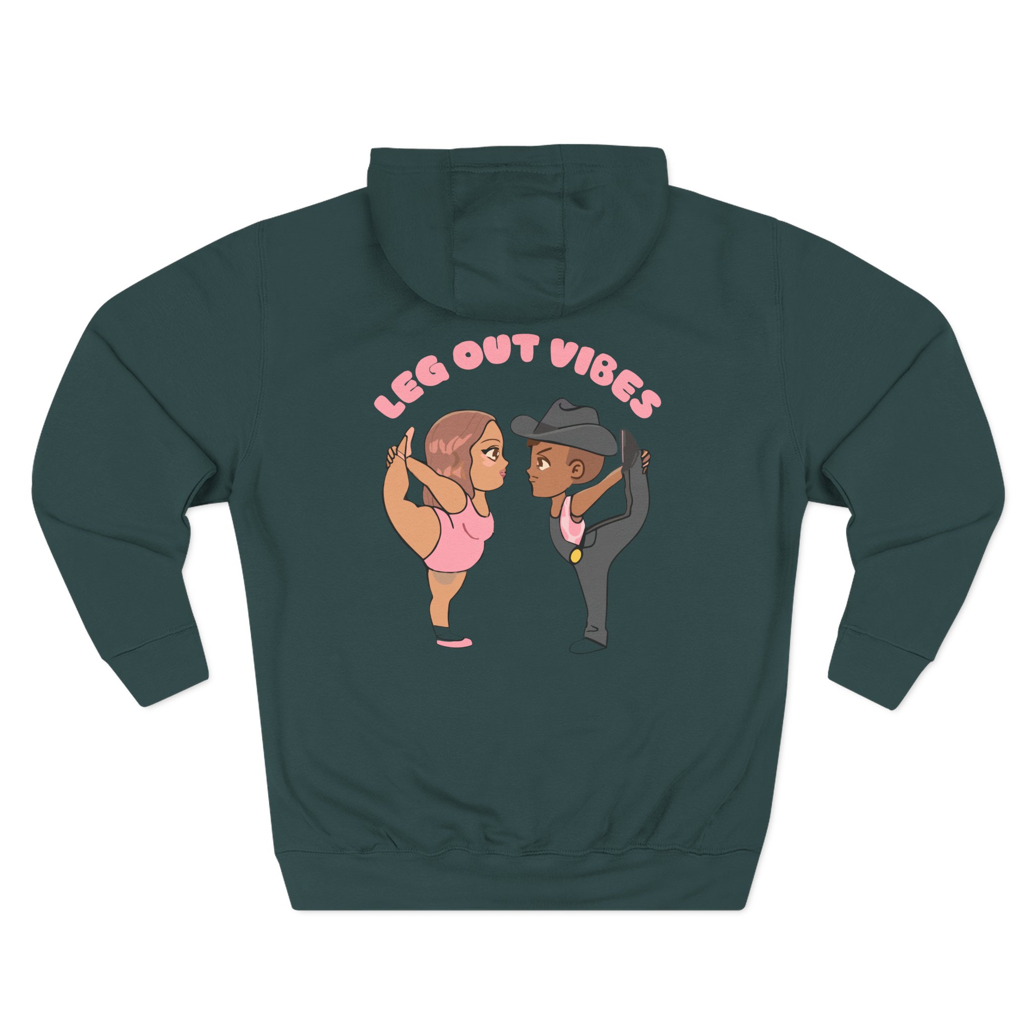 Shawty Bae Three-Panel Fleece Hoodie