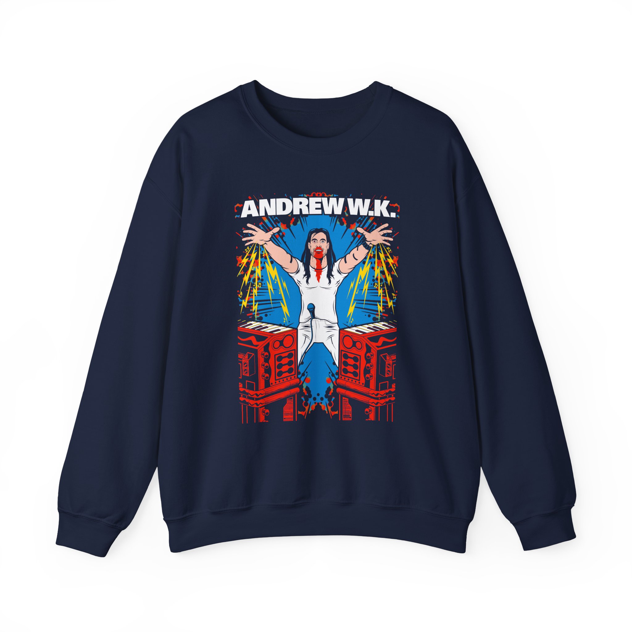 Andrew Wk Sorcery Unisex Heavy Blendâ„¢ Crewneck Sweatshirt
