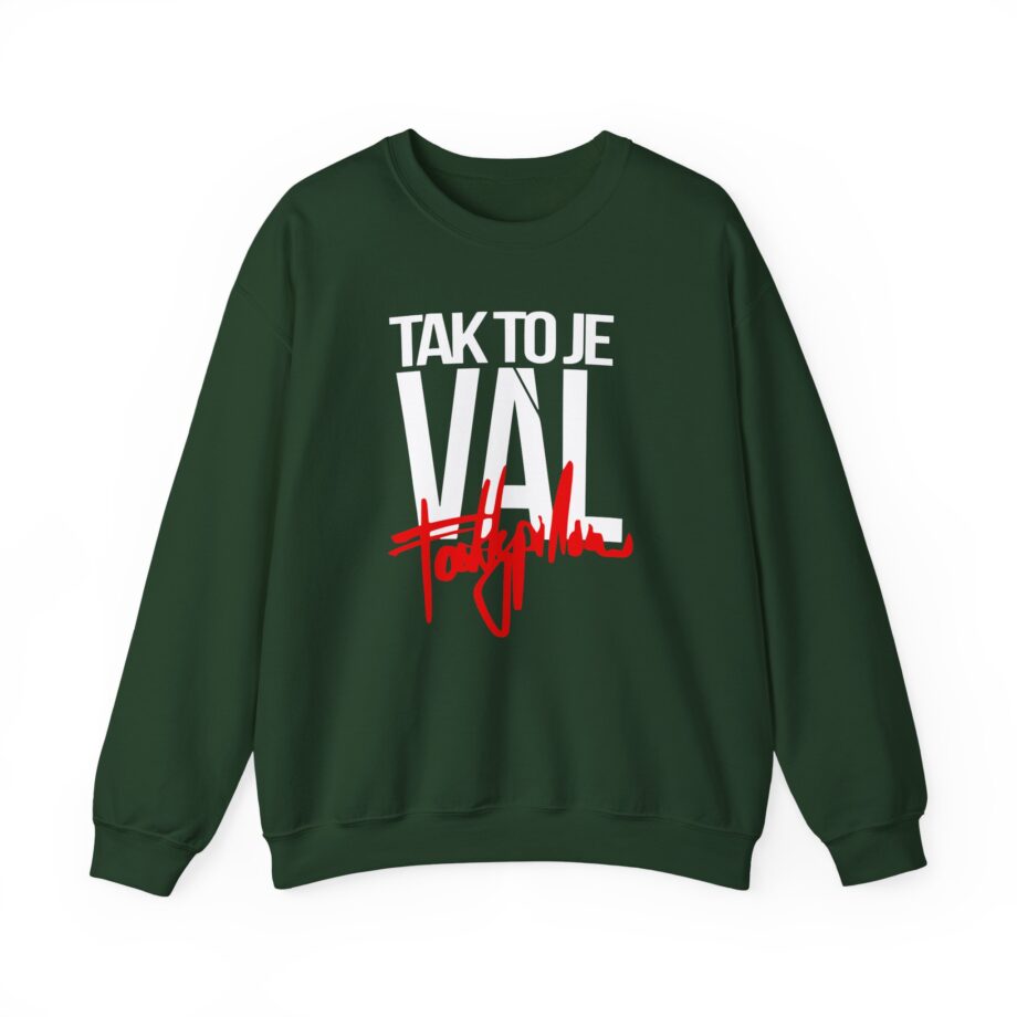 Fattypillow Tak to Je Val Unisex Heavy Blend™ Crewneck Sweatshirt