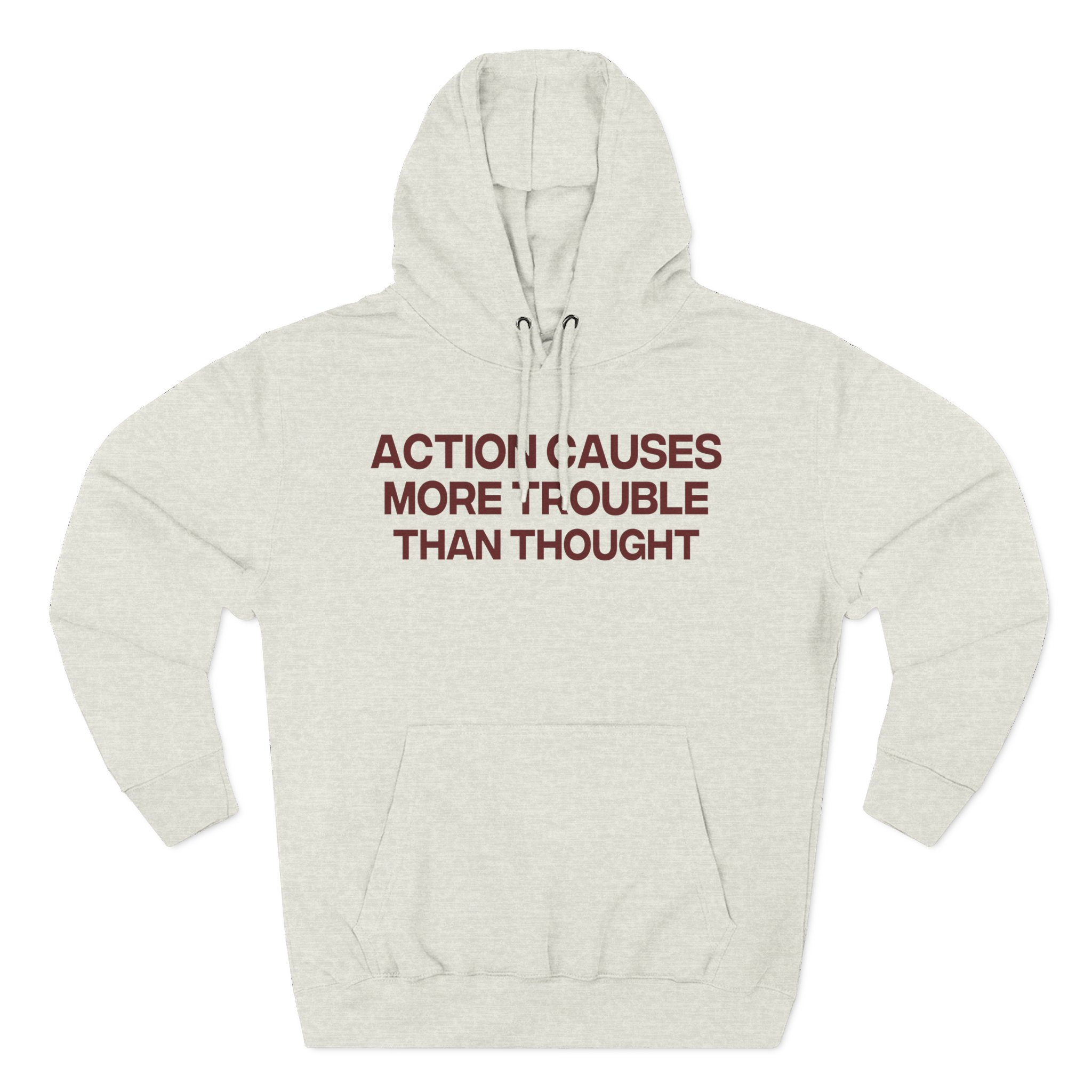 Jenny Holzer Action Causes More Trouble Than Thought Three-Panel Fleece Hoodie