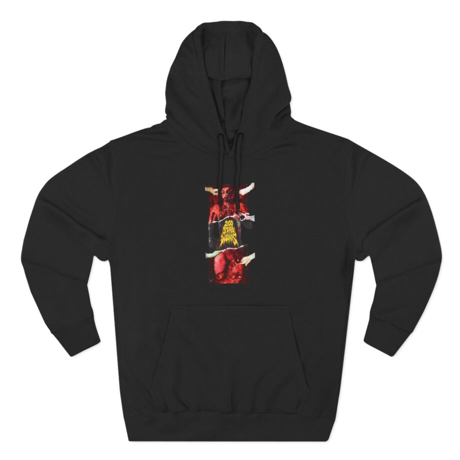 200 Stab Wounds Three-Panel Fleece Hoodie