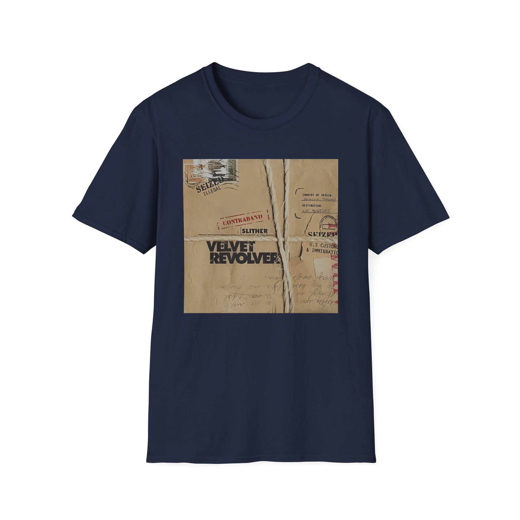 Velvet Revolver Slither 2 Album Cover Unisex Softstyle T-Shirt