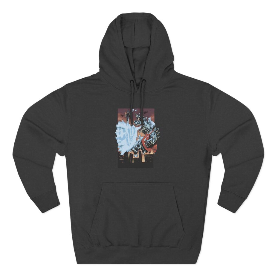 Pupzilla Three-Panel Fleece Hoodie