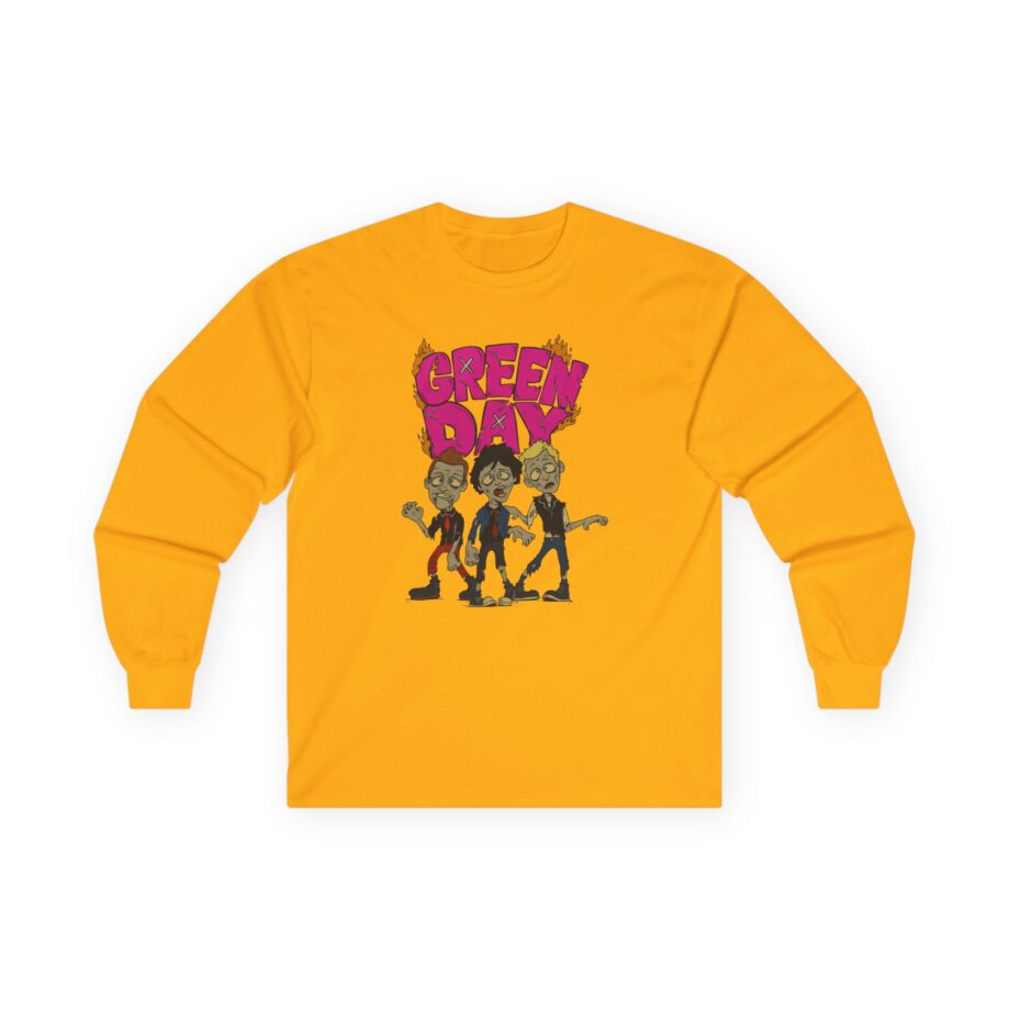 Green Day Walking Green Day Zombie Unisex Ultra Cotton Long Sleeve Tee