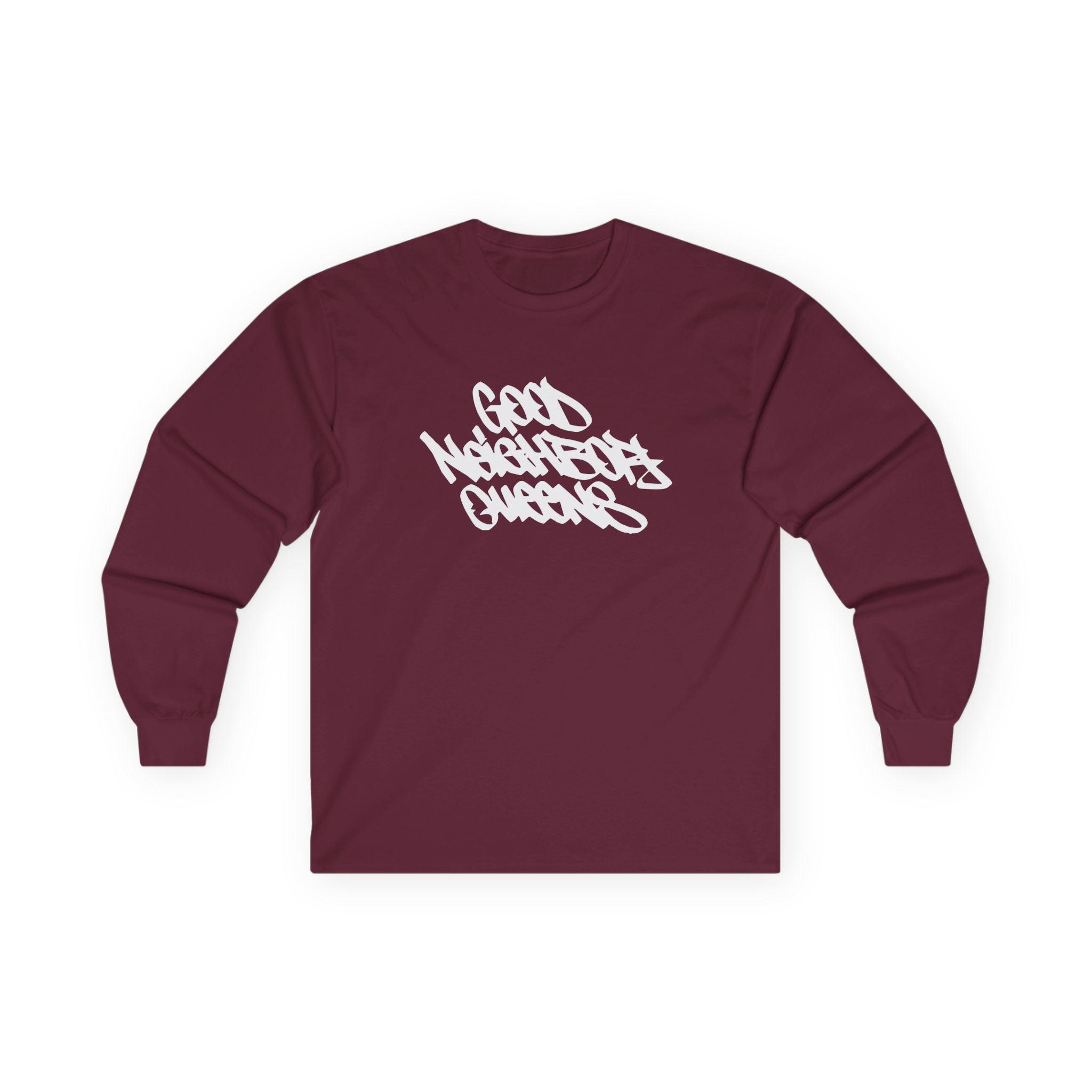 Good Neighbours Queens 3m Reflective Unisex Ultra Cotton Long Sleeve Tee