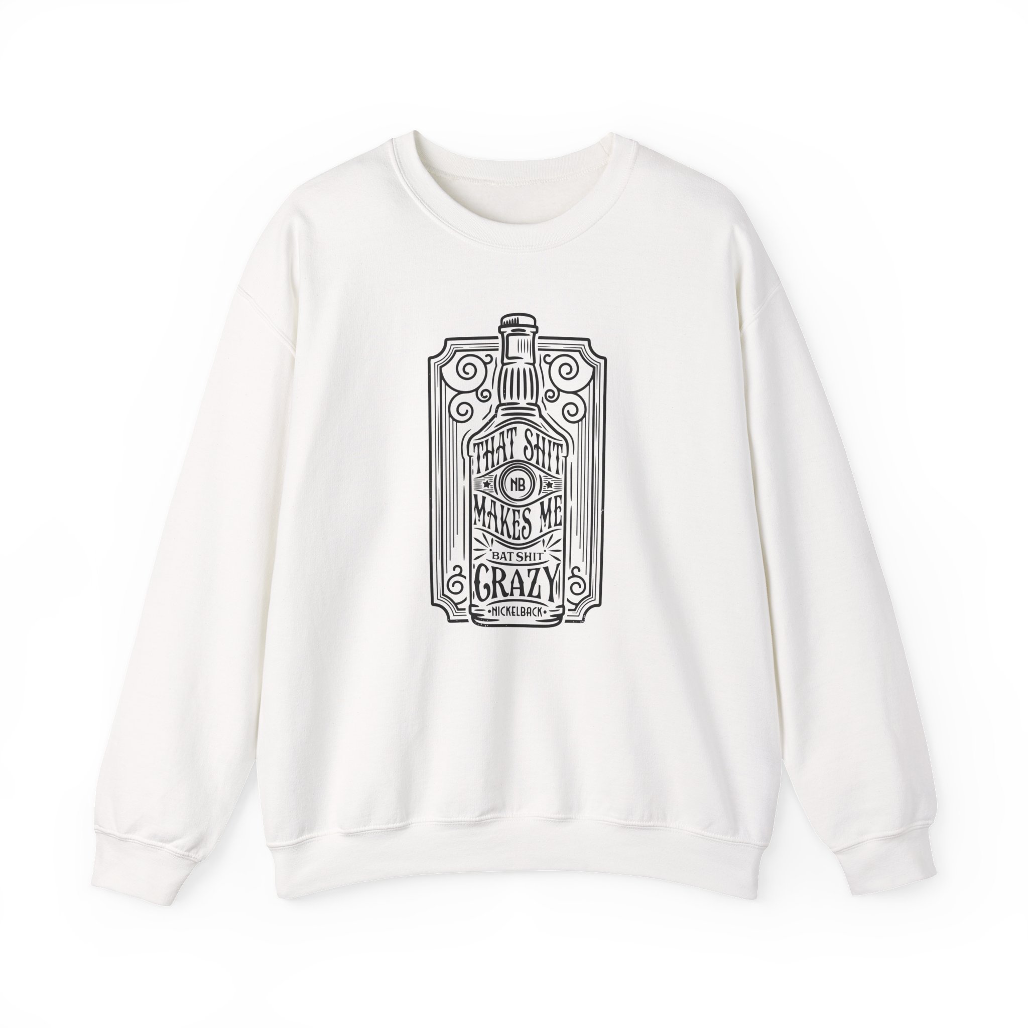 Nickelback Batshit Crazy Unisex Heavy Blendâ„¢ Crewneck Sweatshirt
