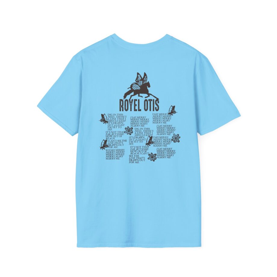 Royel Otis Mary Marry Me Faded Powder Unisex Softstyle T-Shirt