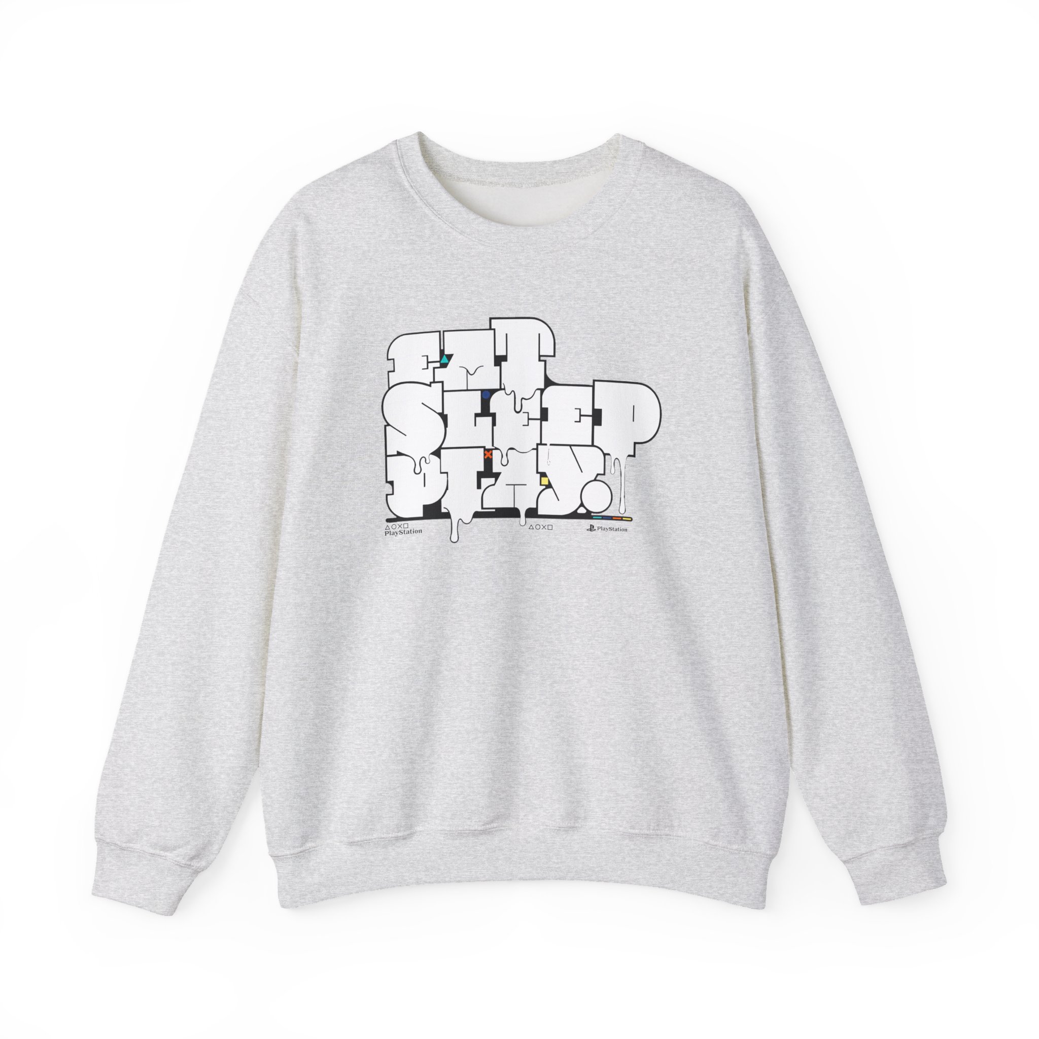 PlayStation Eat Sleep Play Unisex Heavy Blendâ„¢ Crewneck Sweatshirt