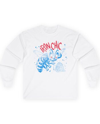 Iron Chic Bee Unisex Ultra Cotton Long Sleeve Tee