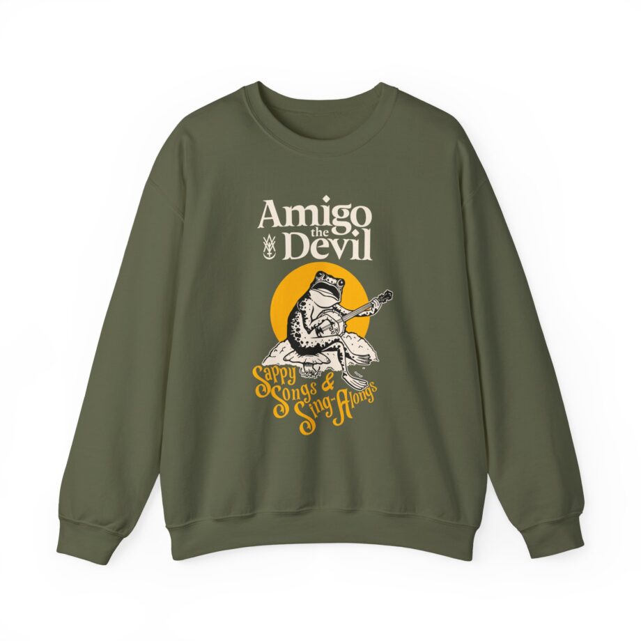 Amigo the Devil Sappy Songs Unisex Heavy Blend™ Crewneck Sweatshirt