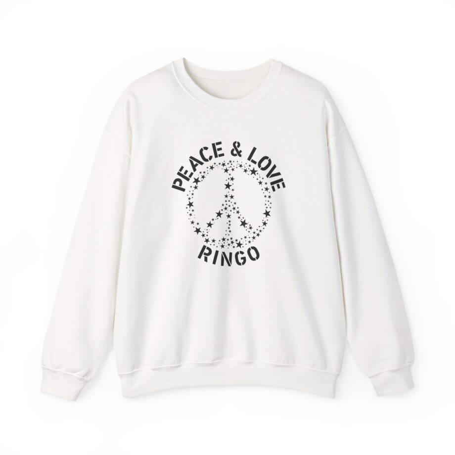 Ringo Starr Peace & Love Unisex Heavy Blend™ Crewneck Sweatshirt