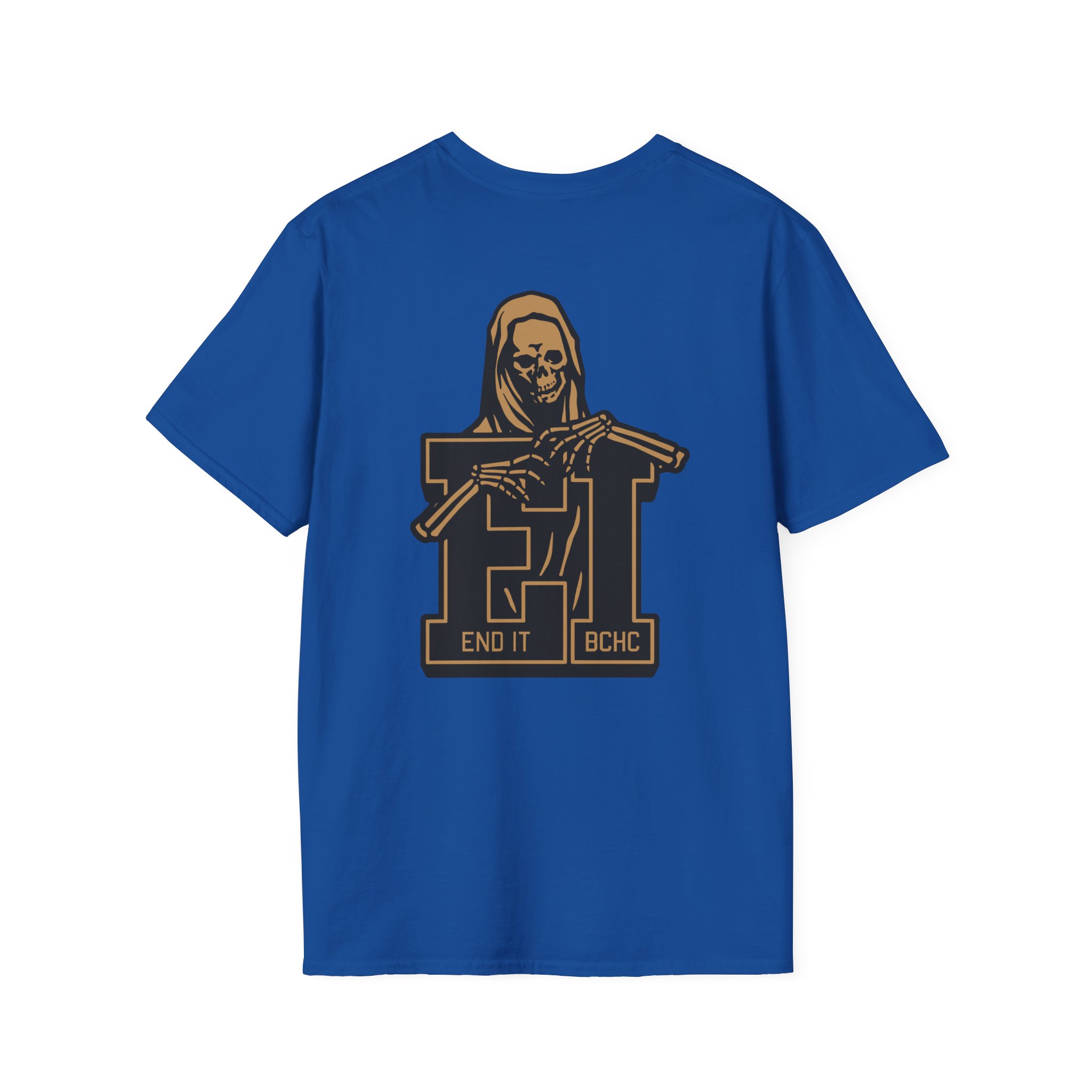 End It Bchc Reaper Emblem Unisex Softstyle T-Shirt