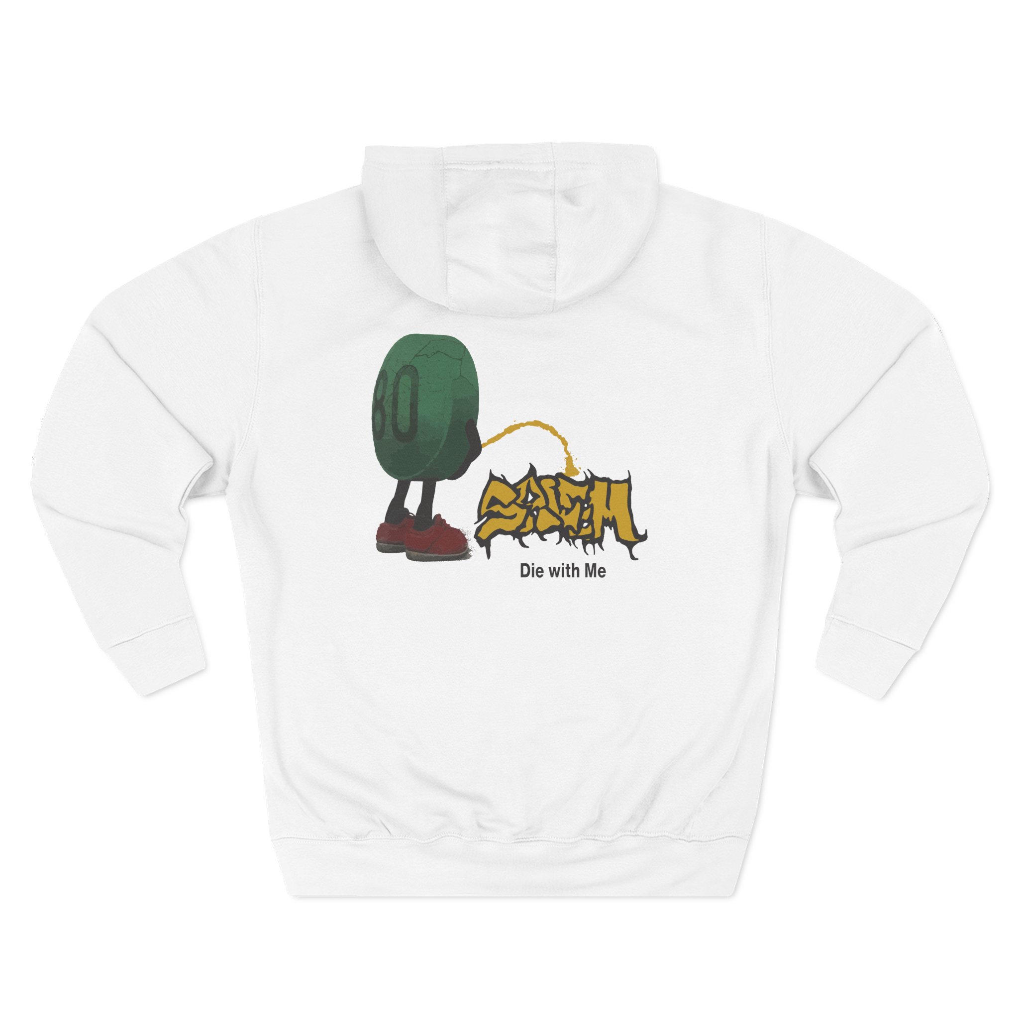 Salem die with me pill Three-Panel Fleece Hoodie