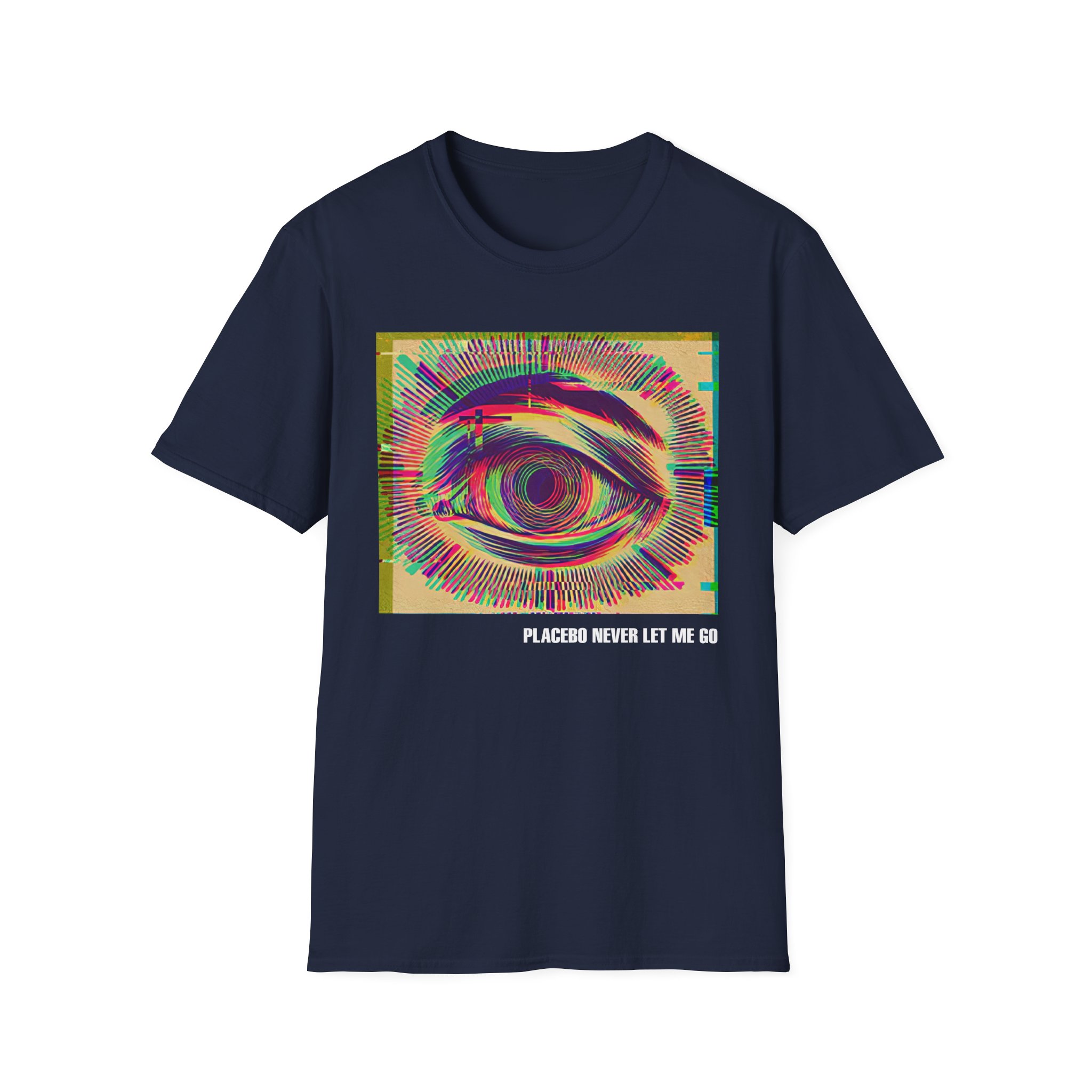Placebo Glitch Eye Unisex Softstyle T-Shirt