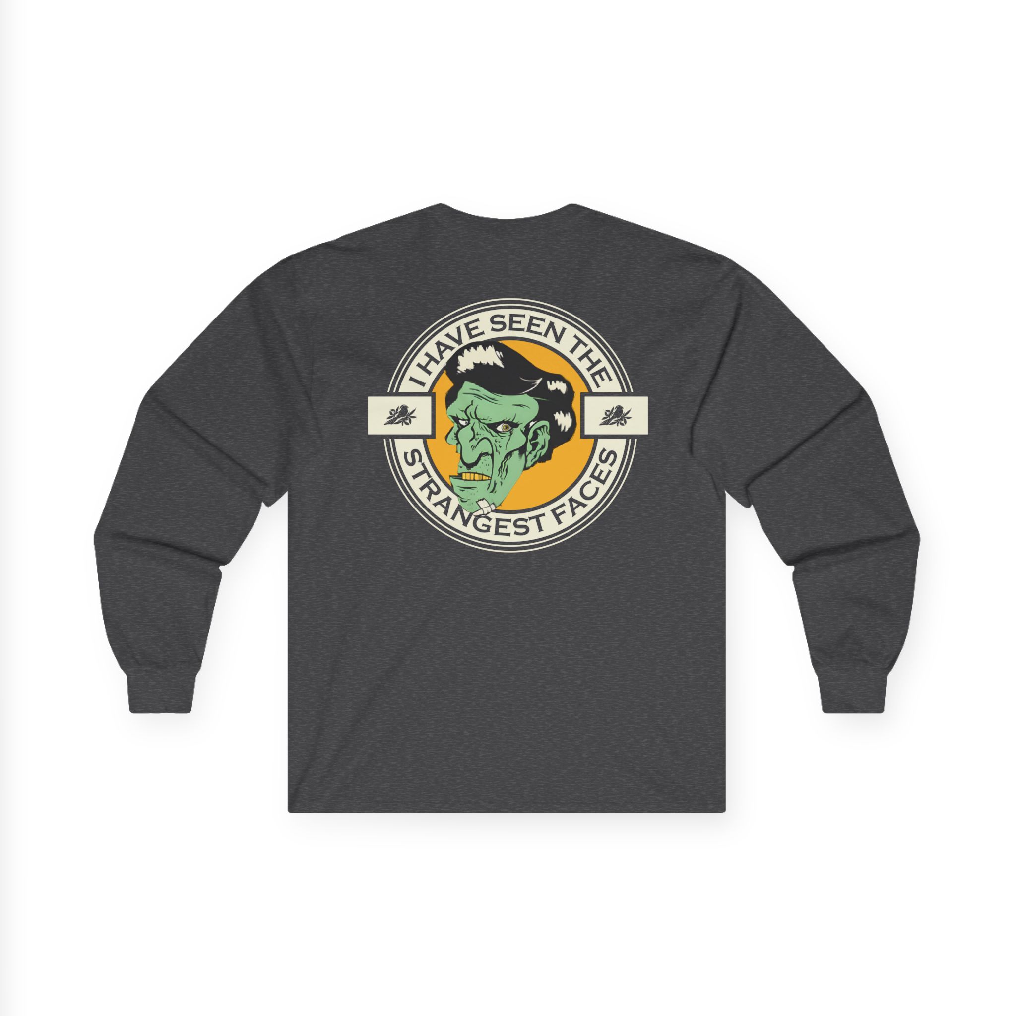 Bayside Strangest Faces Unisex Ultra Cotton Long Sleeve Tee