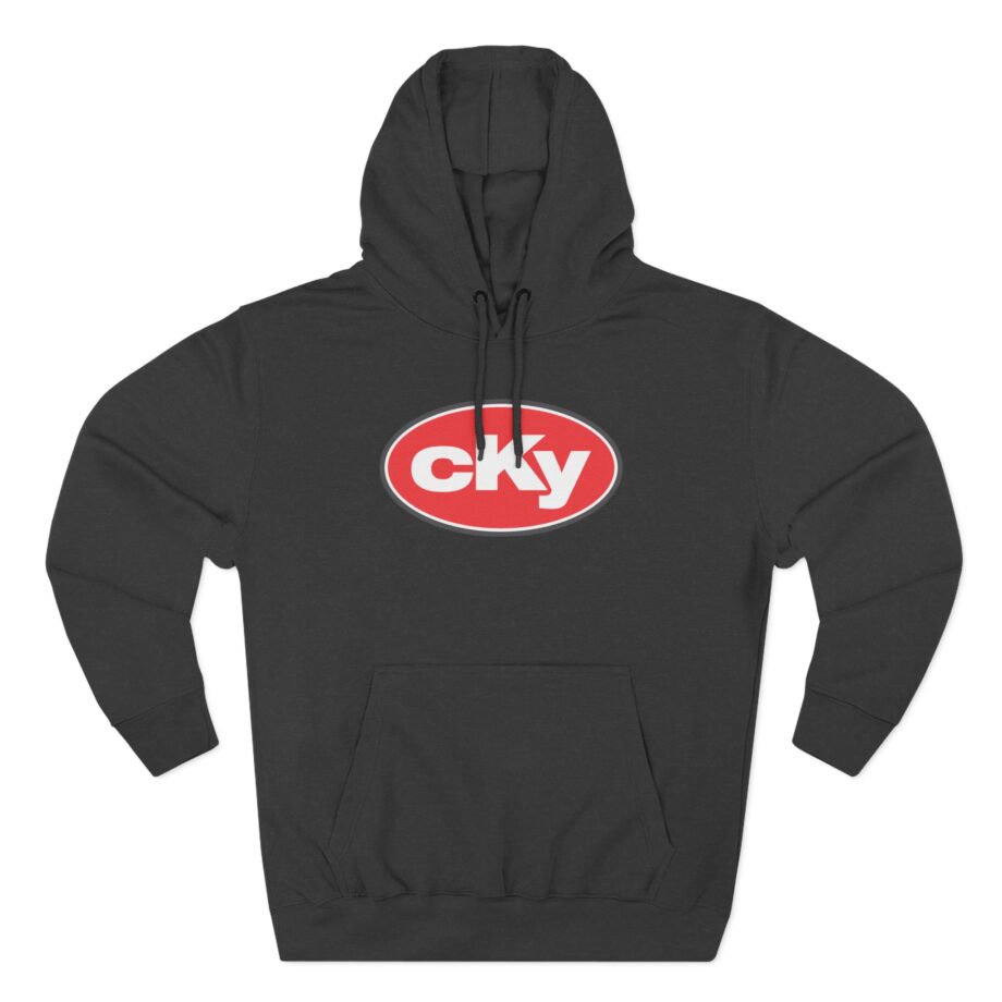 CKY Oval Logo  Three-Panel Fleece Hoodie