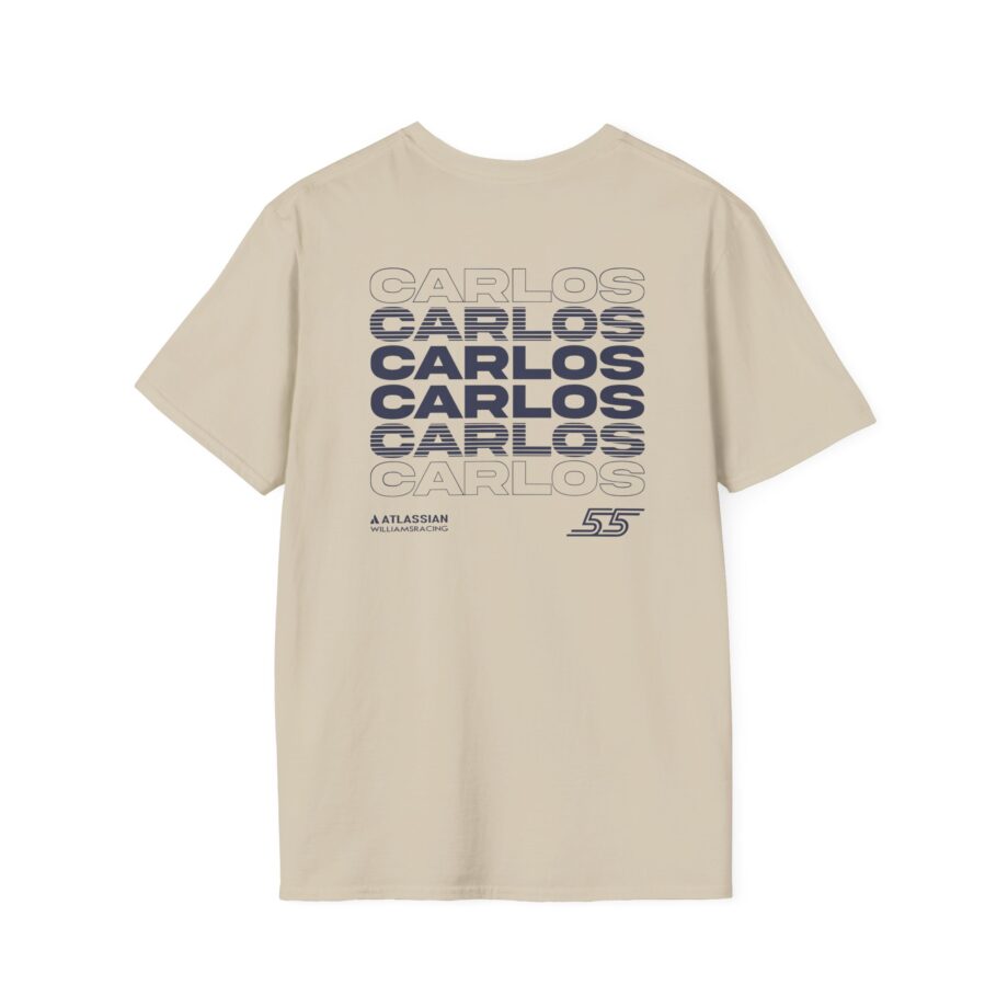 Carlos Sainz Atlassian Williams Racing Unisex Softstyle T-Shirt