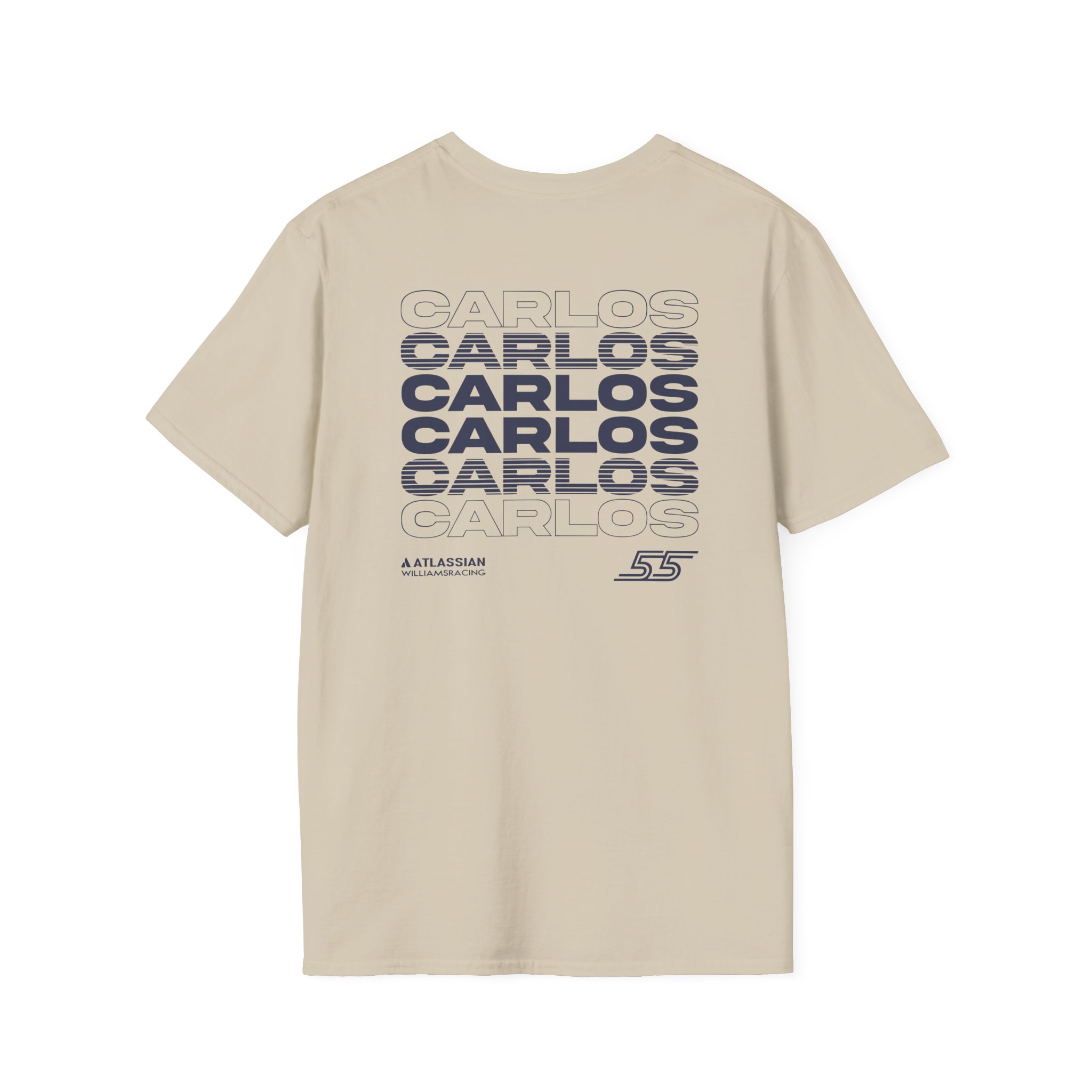 Carlos Sainz Atlassian Williams Racing Unisex Softstyle T-Shirt