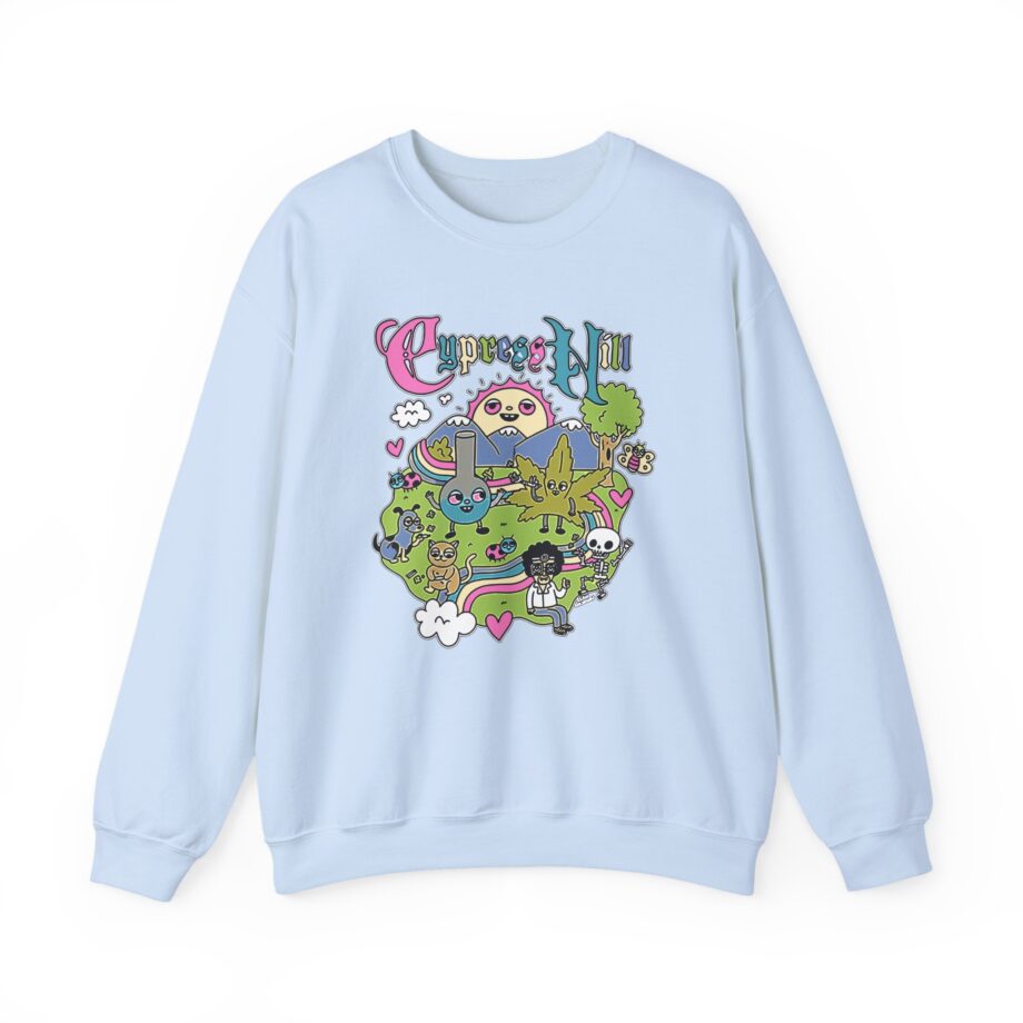Cypress Hill Happy Time by Sean Solomon Unisex Heavy Blend™ Crewneck Sweatshirt