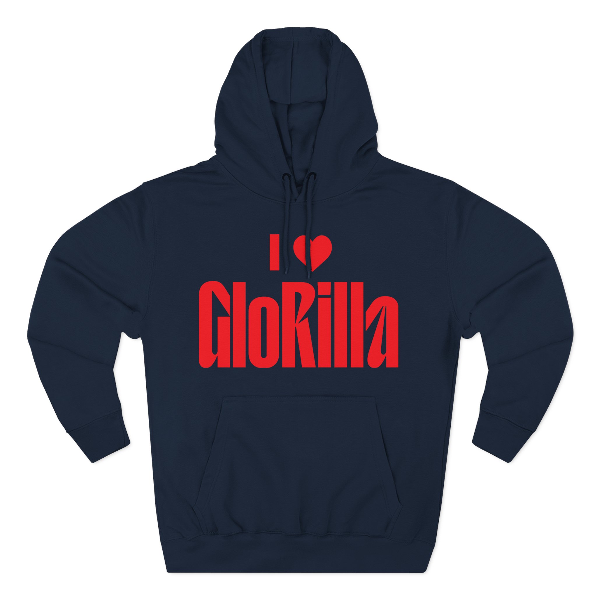 I Love Glorilla Three-Panel Fleece Hoodie