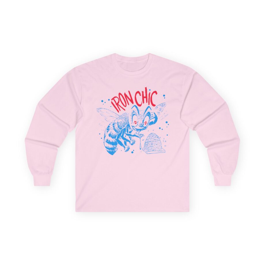 Iron Chic Bee Unisex Ultra Cotton Long Sleeve Tee