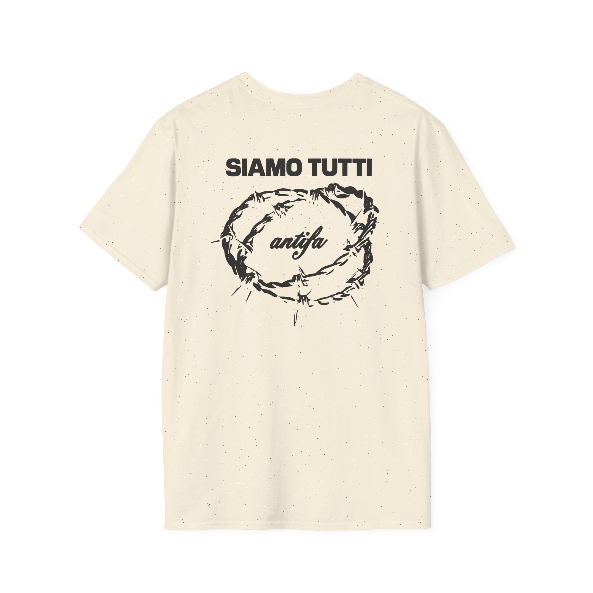 Disarstar Siamo Tutti Antifa Unisex Softstyle T-Shirt