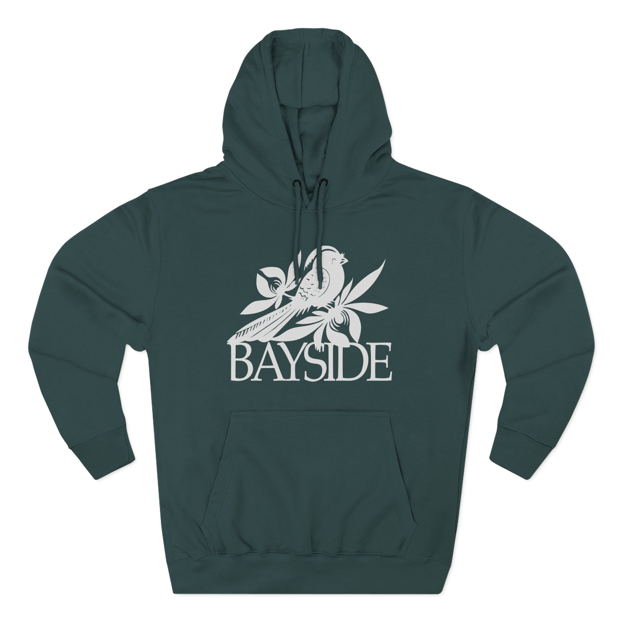 Bayside Basic Bird Three-Panel Fleece Hoodie