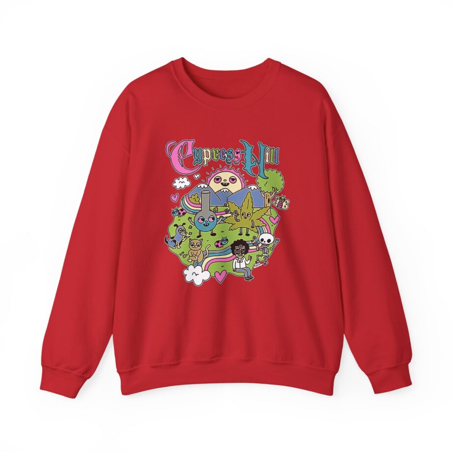 Cypress Hill Happy Time by Sean Solomon Unisex Heavy Blend™ Crewneck Sweatshirt