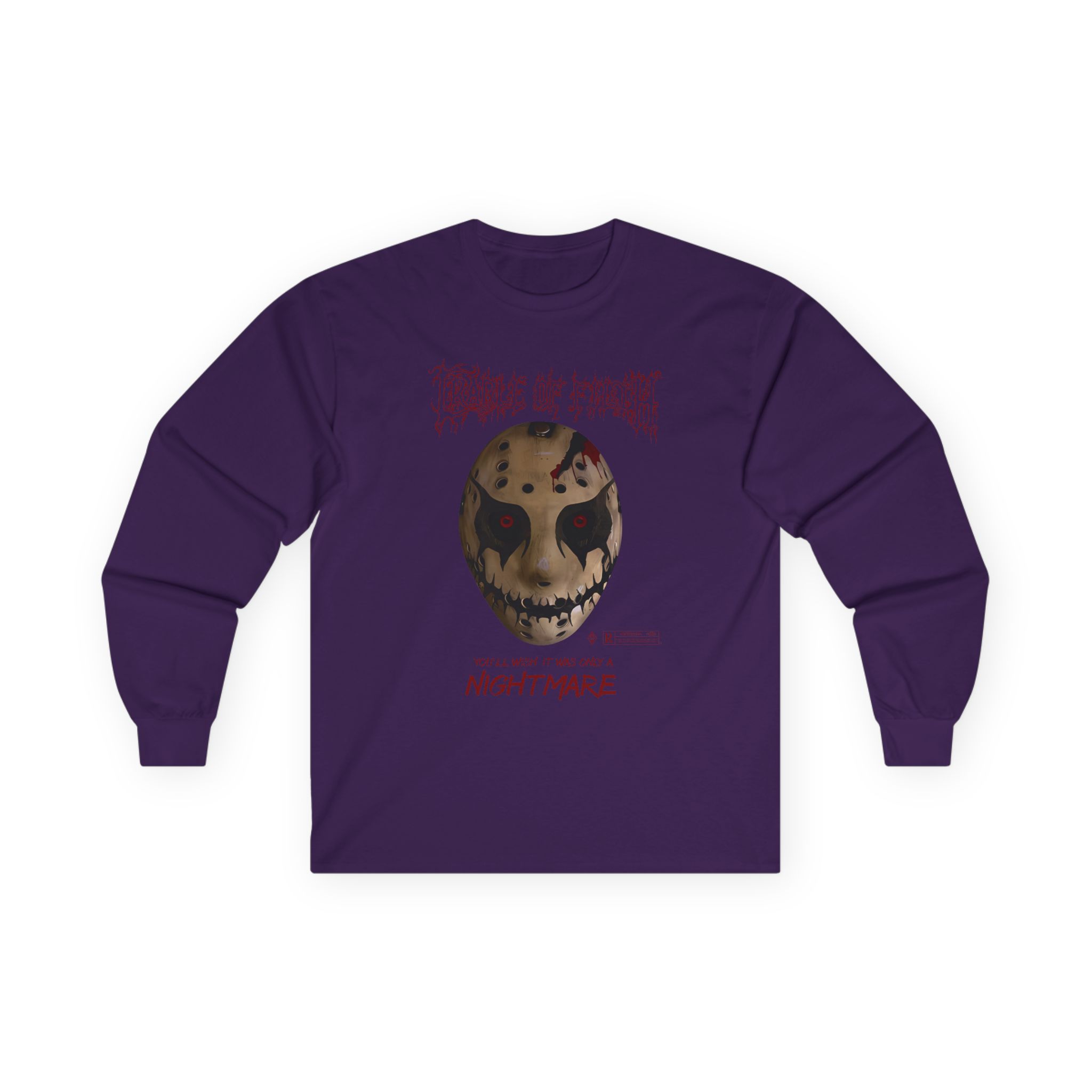 Cradle of Filth Halloween Hockey Mask Unisex Ultra Cotton Long Sleeve Tee