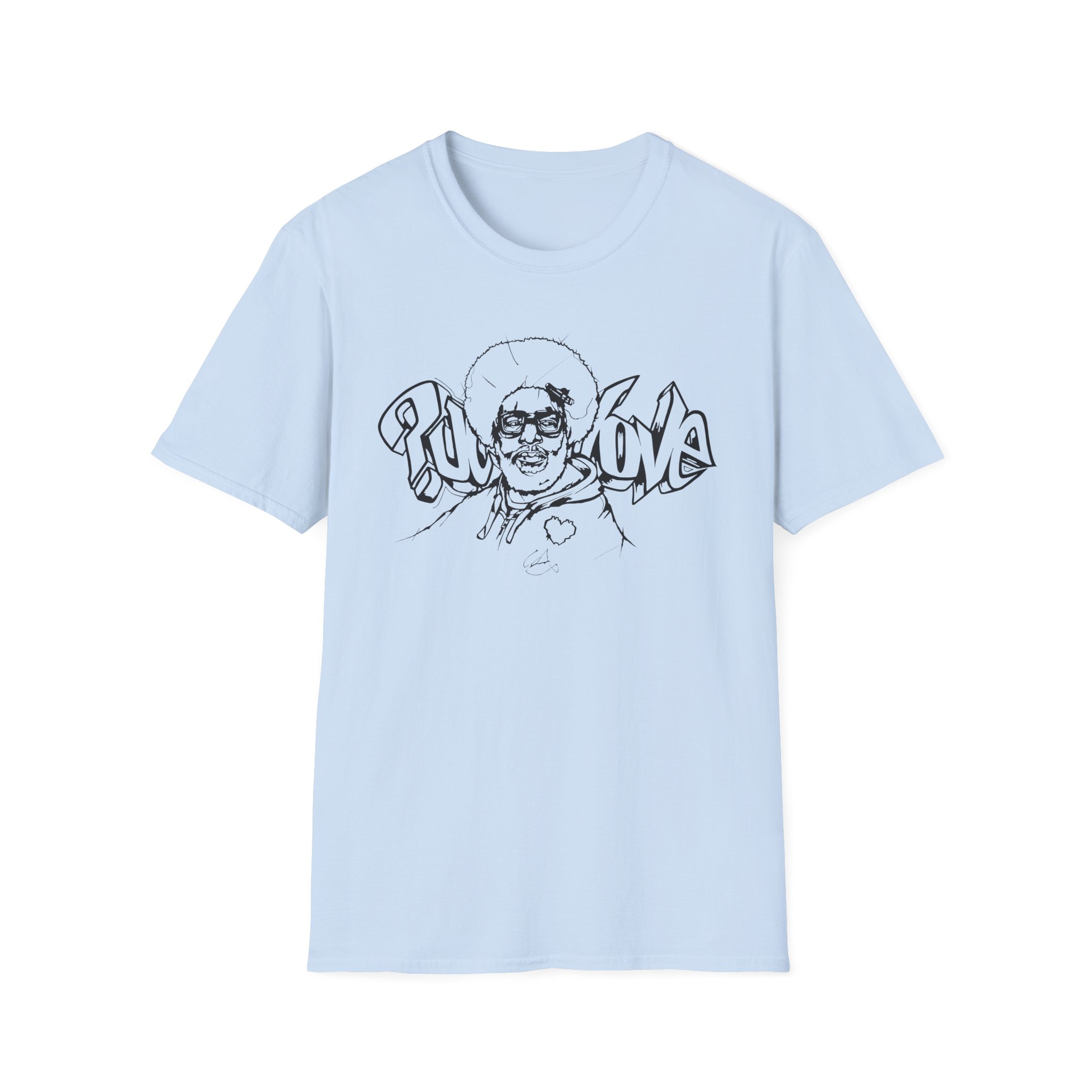 The Roots Questlove Sketch Unisex Softstyle T-Shirt