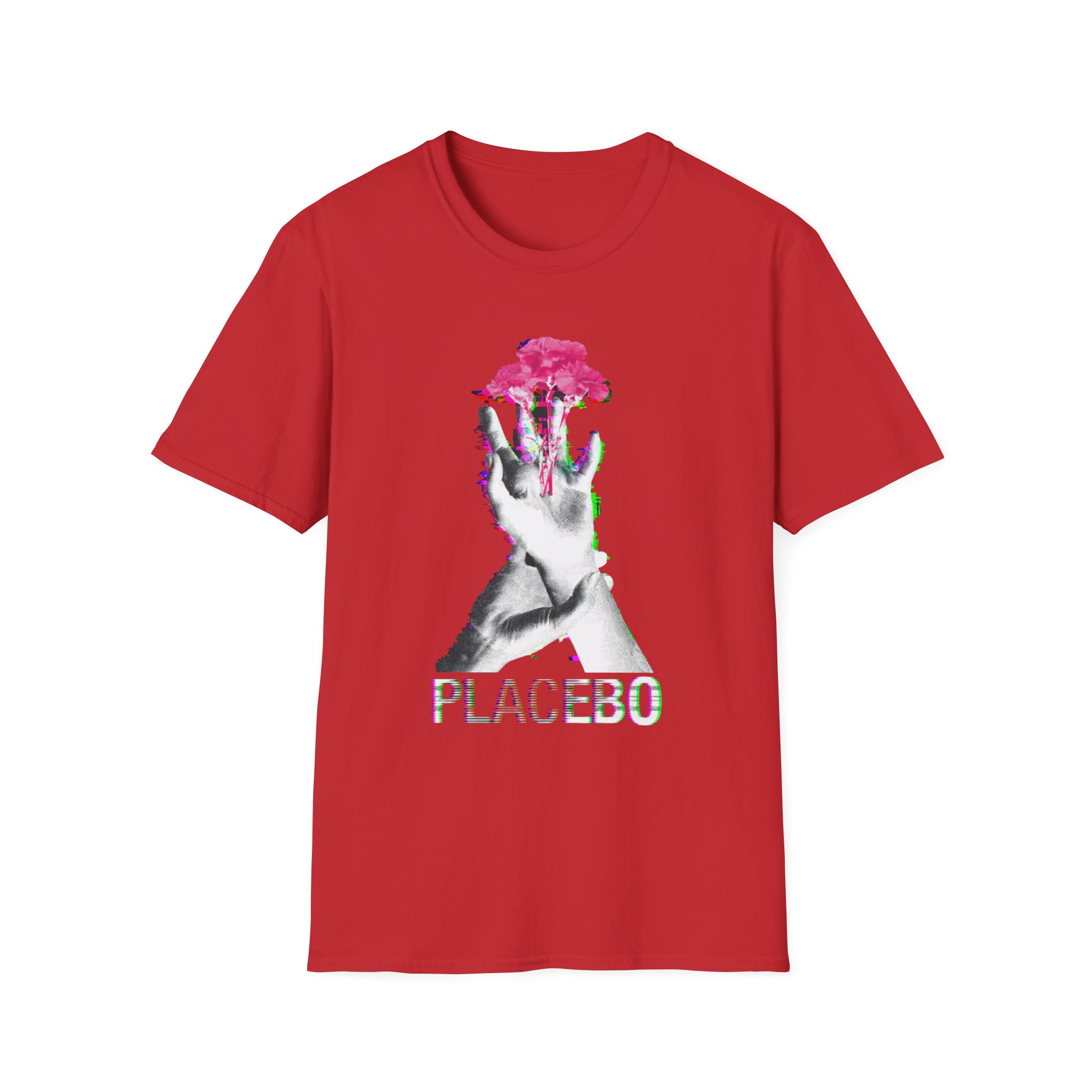 Placebo Flower Hand Unisex Softstyle T-Shirt