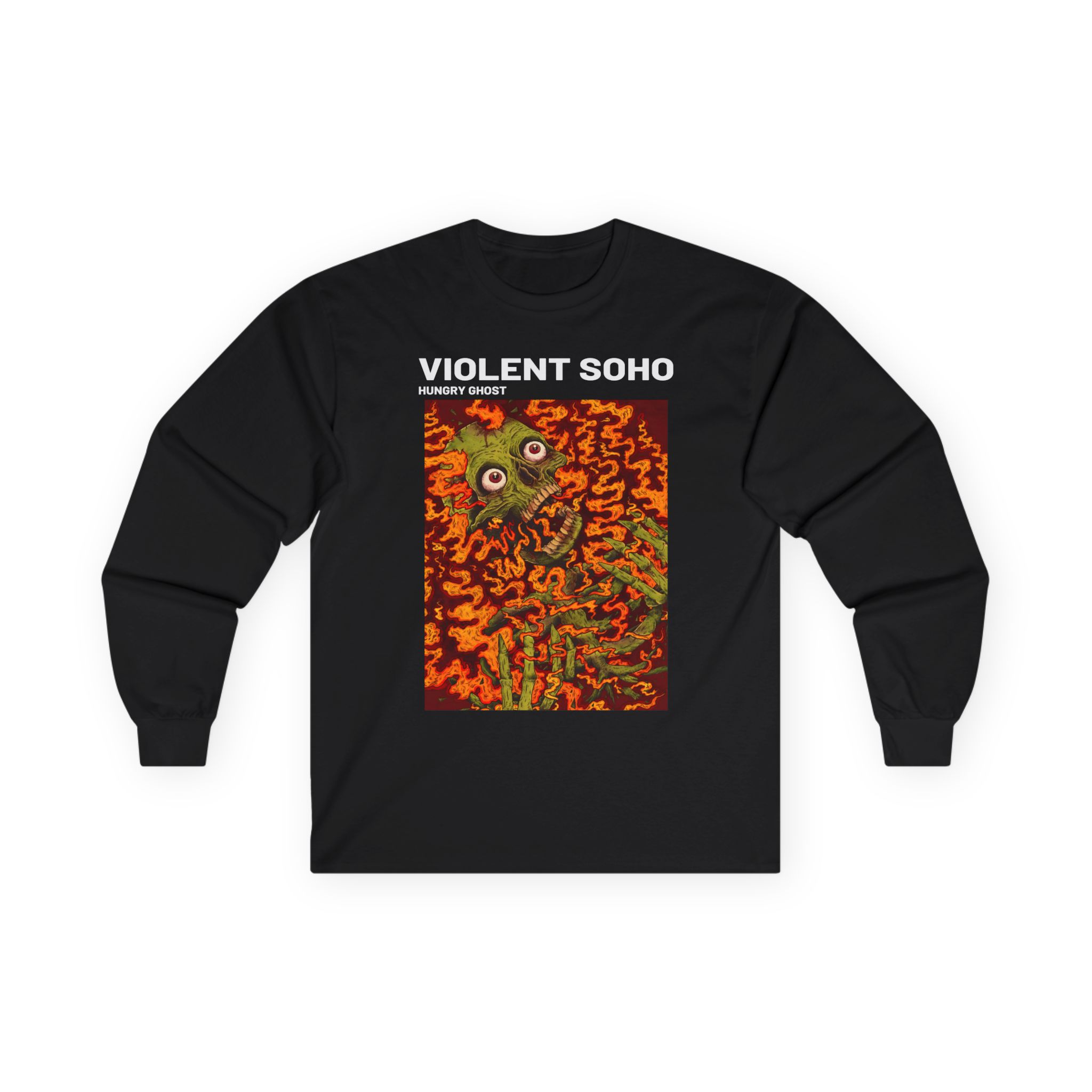 Unisex Ultra Cotton Violent Soho Hungry Ghost Long Sleeve Tee