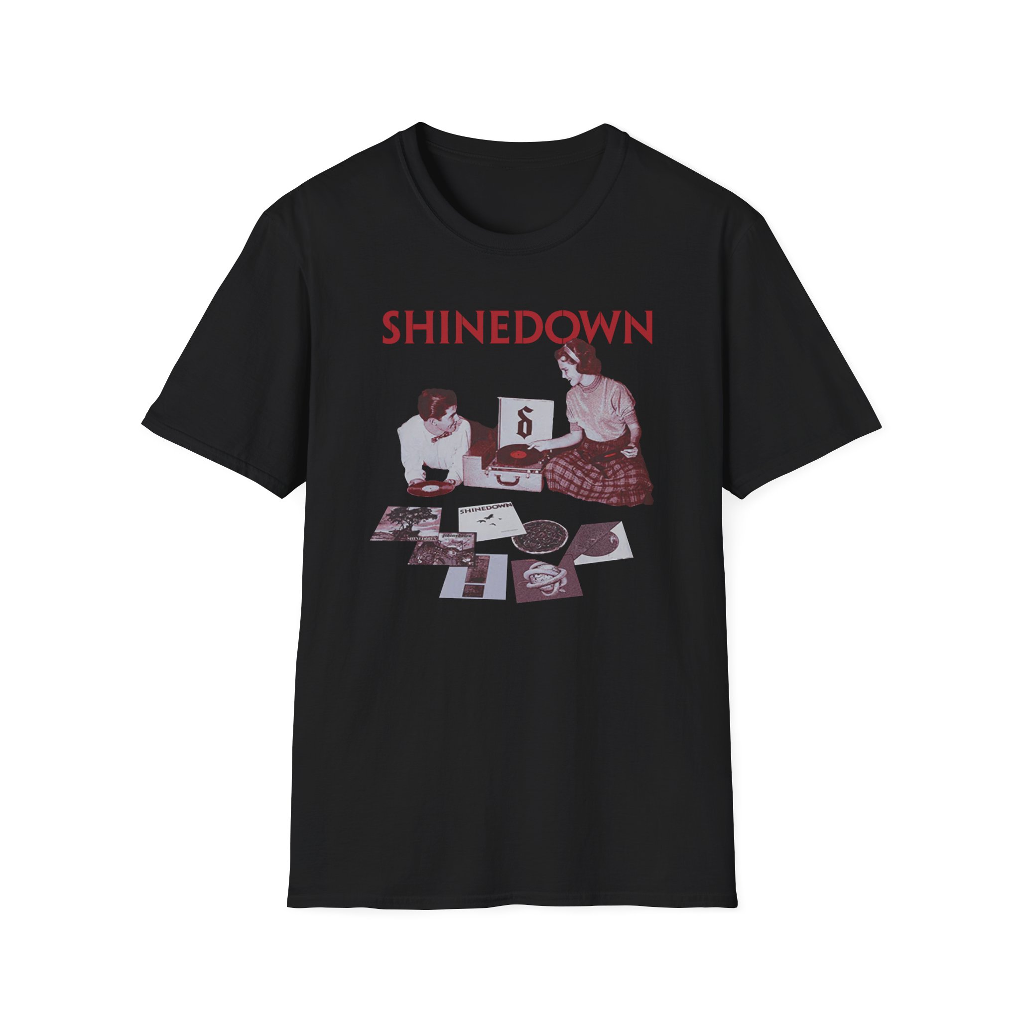 Shinedown Discography Unisex Softstyle T-Shirt