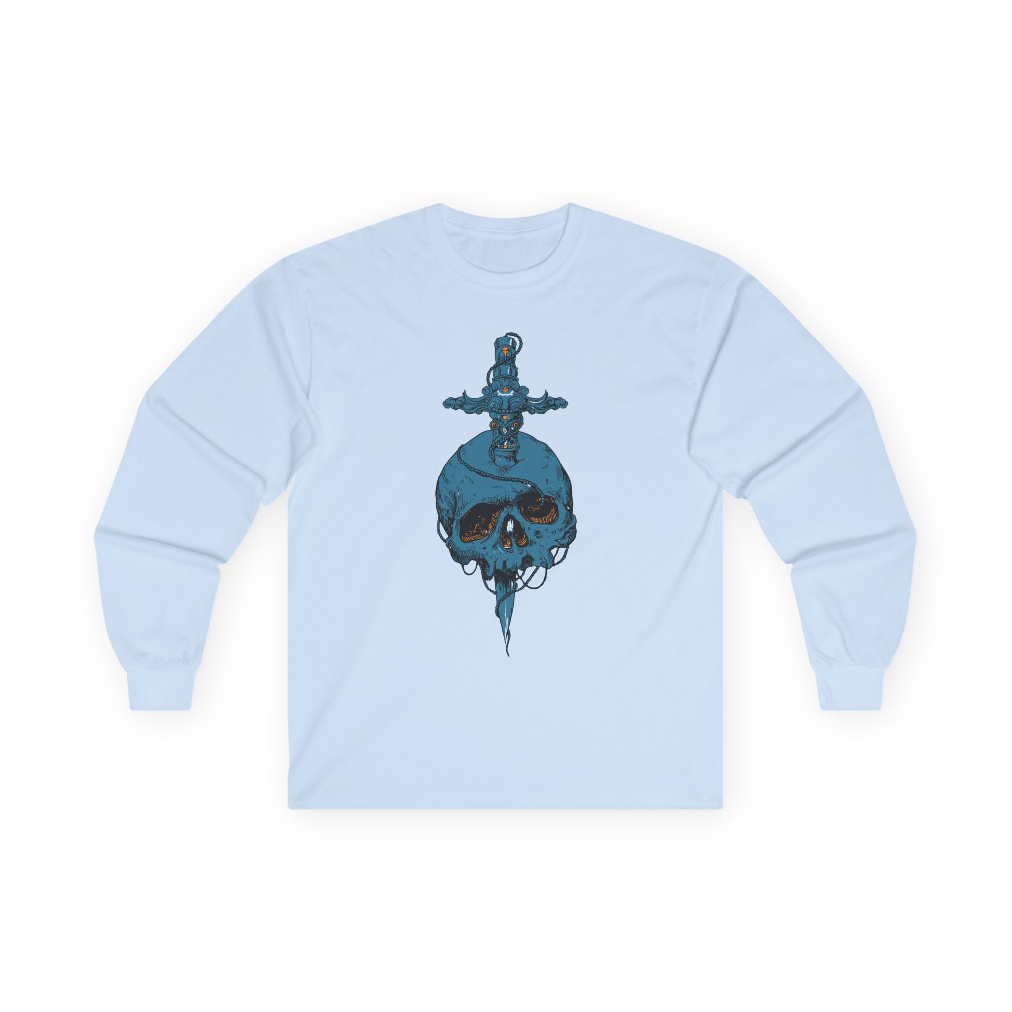 High on Fire Skull Knife Unisex Ultra Cotton Long Sleeve Tee