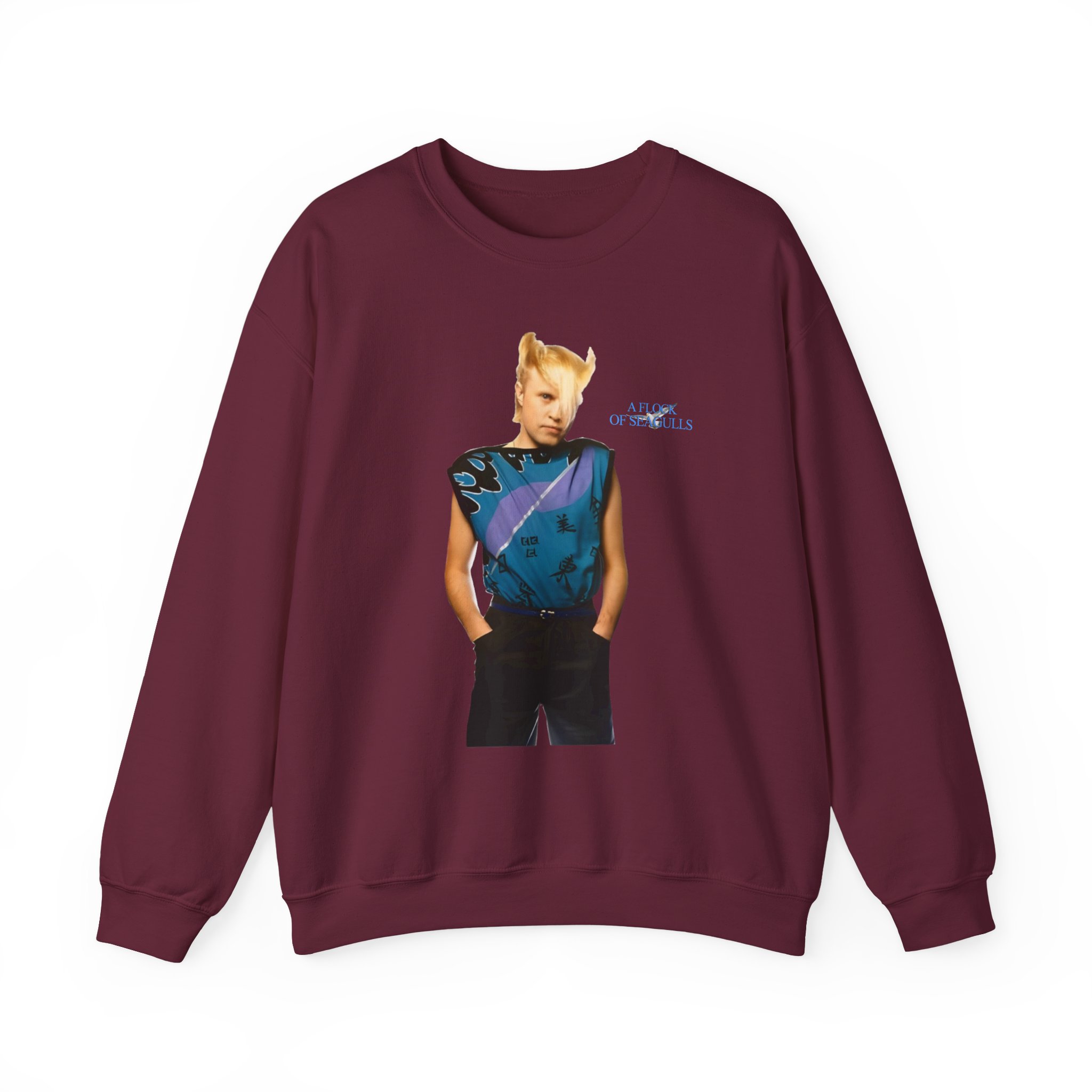 A Flock of Seagulls Mike Score Unisex Heavy Blendâ„¢ Crewneck Sweatshirt